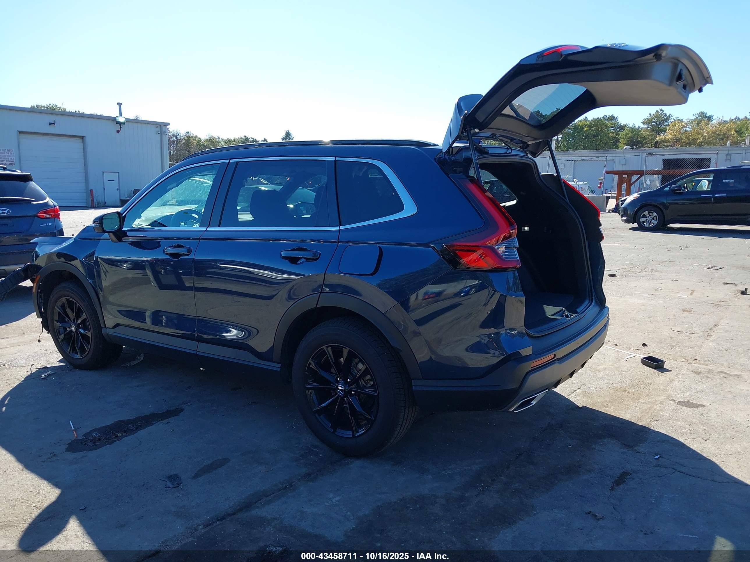 2025 Honda Cr-v Hybrid Sport Синий vin: 5J6RS6H50SL005084