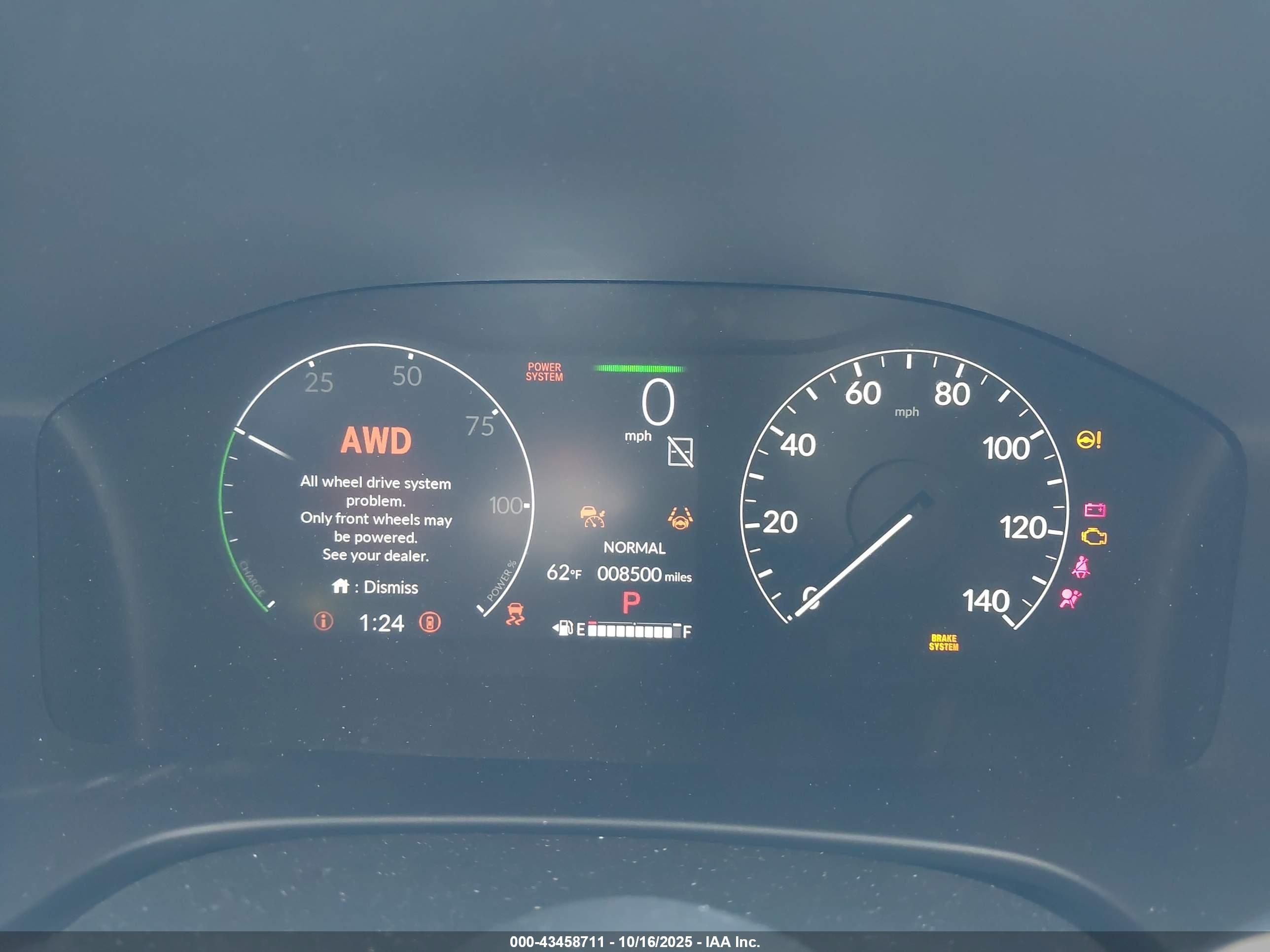 2025 Honda Cr-v Hybrid Sport Синий vin: 5J6RS6H50SL005084