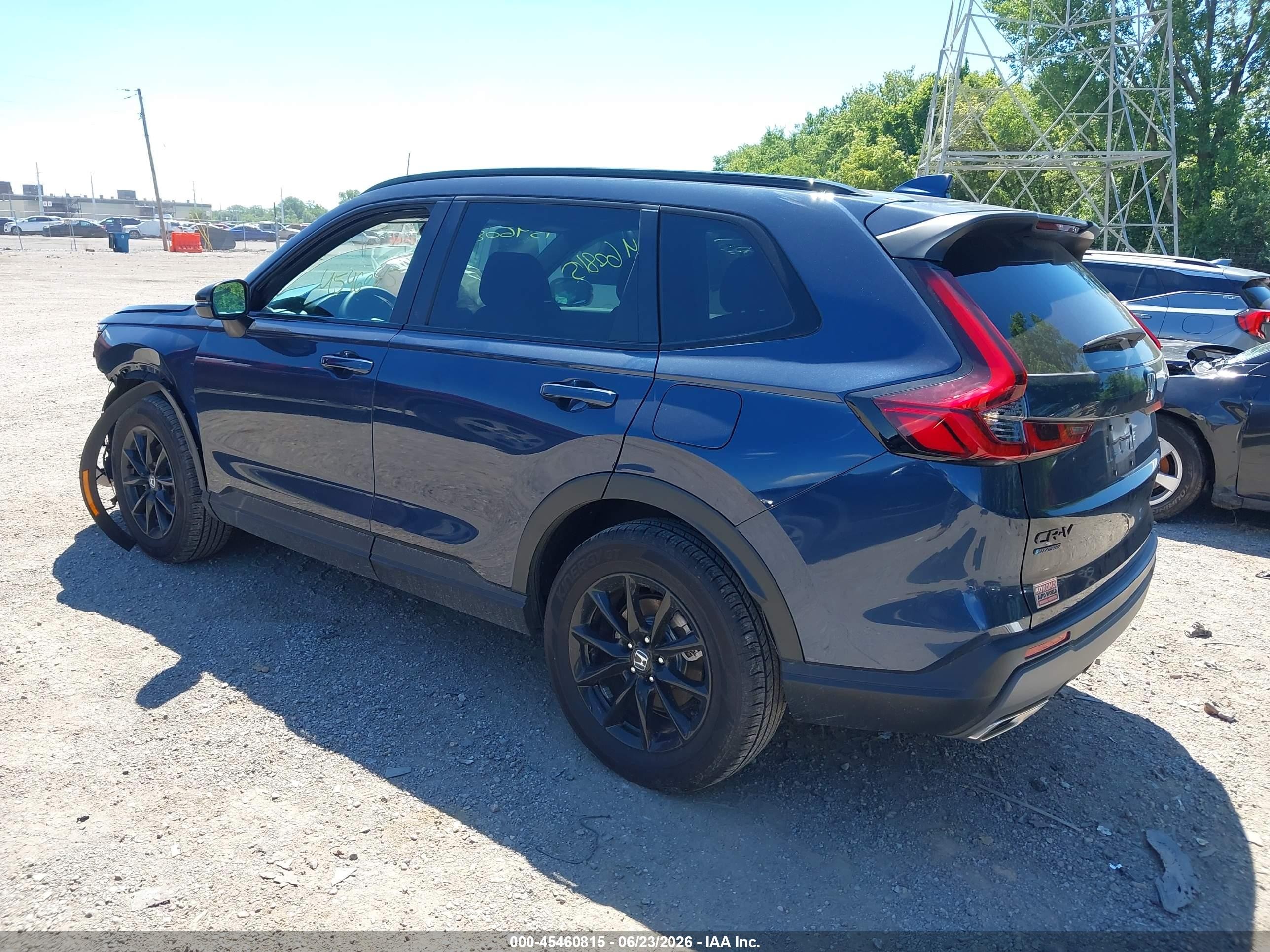 2026 Honda Cr-v Hybrid Awd Sport Blue vin: 5J6RS6H57TL013586