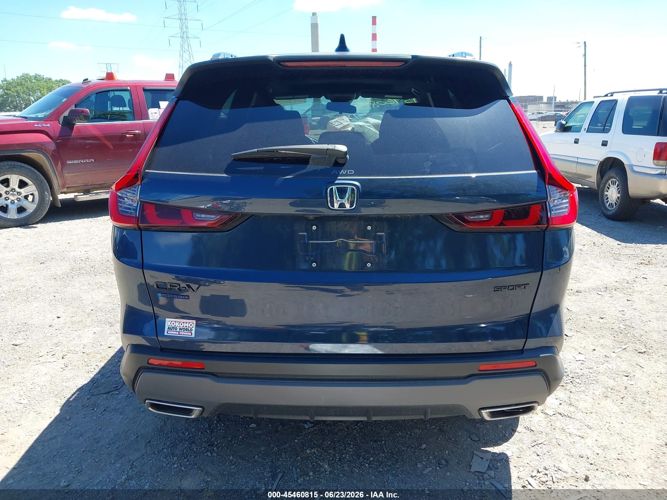 2026 Honda Cr-v Hybrid Awd Sport Blue vin: 5J6RS6H57TL013586