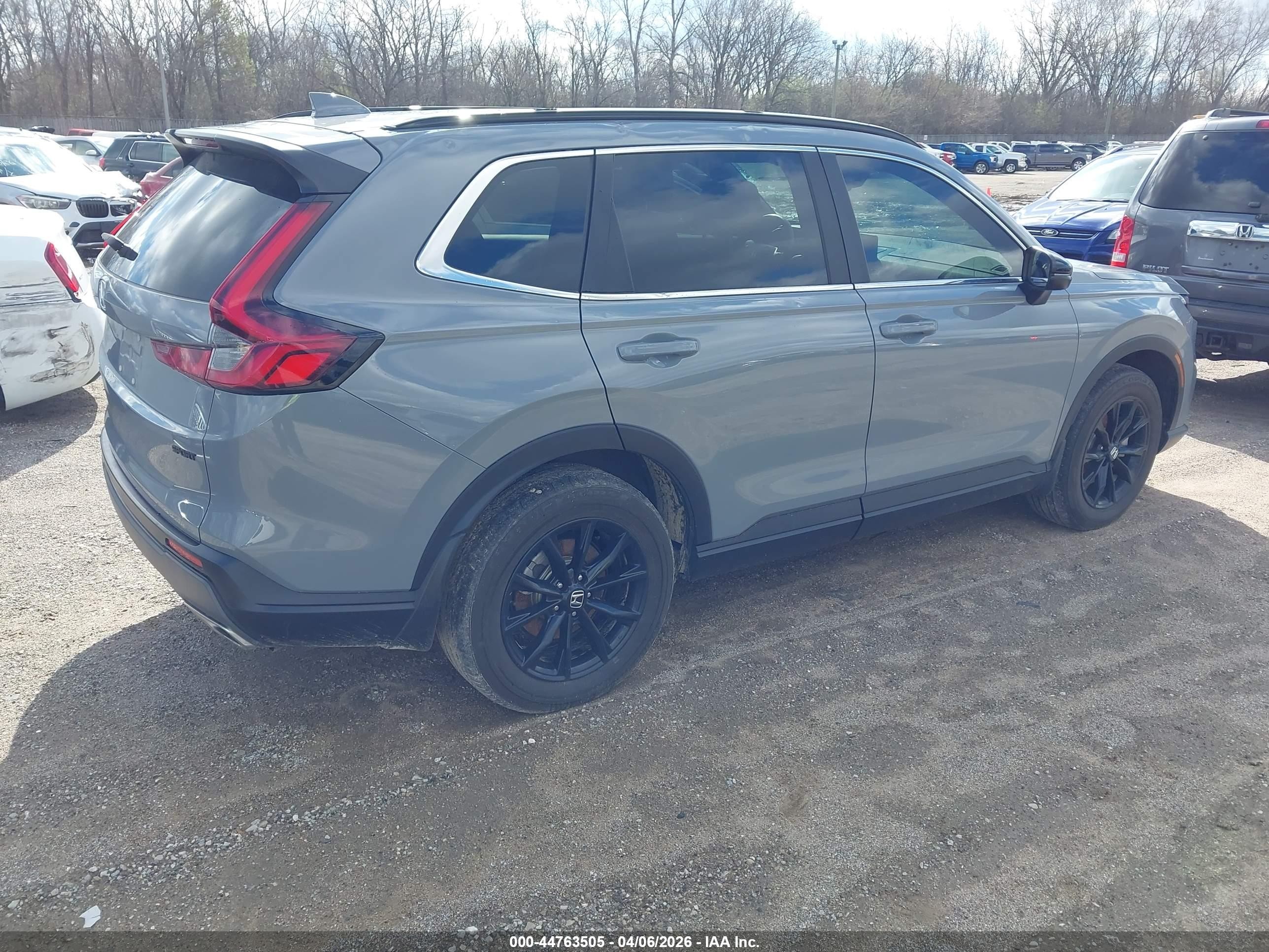 2024 Honda Cr-v Hybrid Sport Серый vin: 5J6RS6H5XRL019603