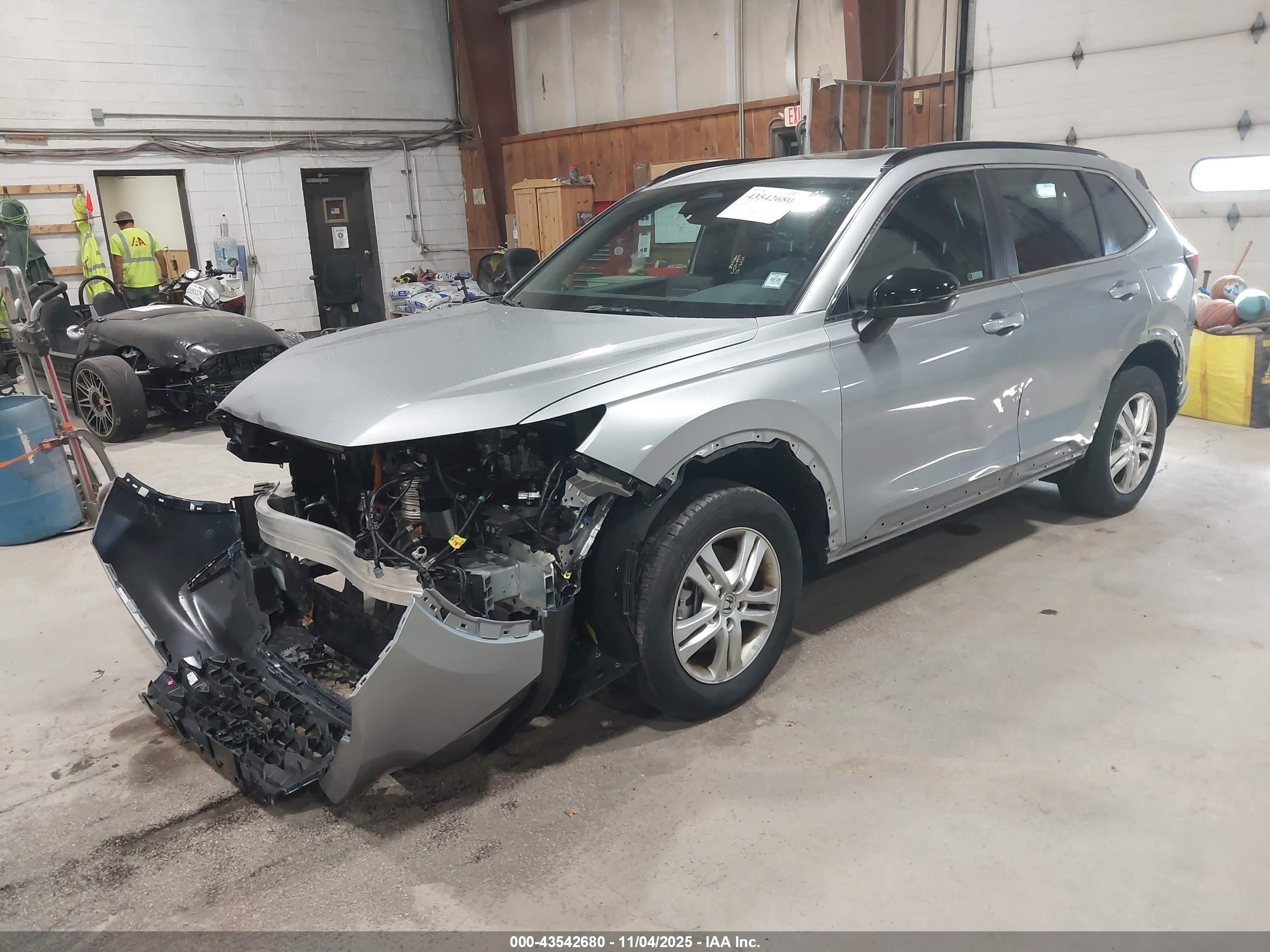 2025 Honda Cr-v Hybrid Sport-l Серебряный vin: 5J6RS6H80SL031419