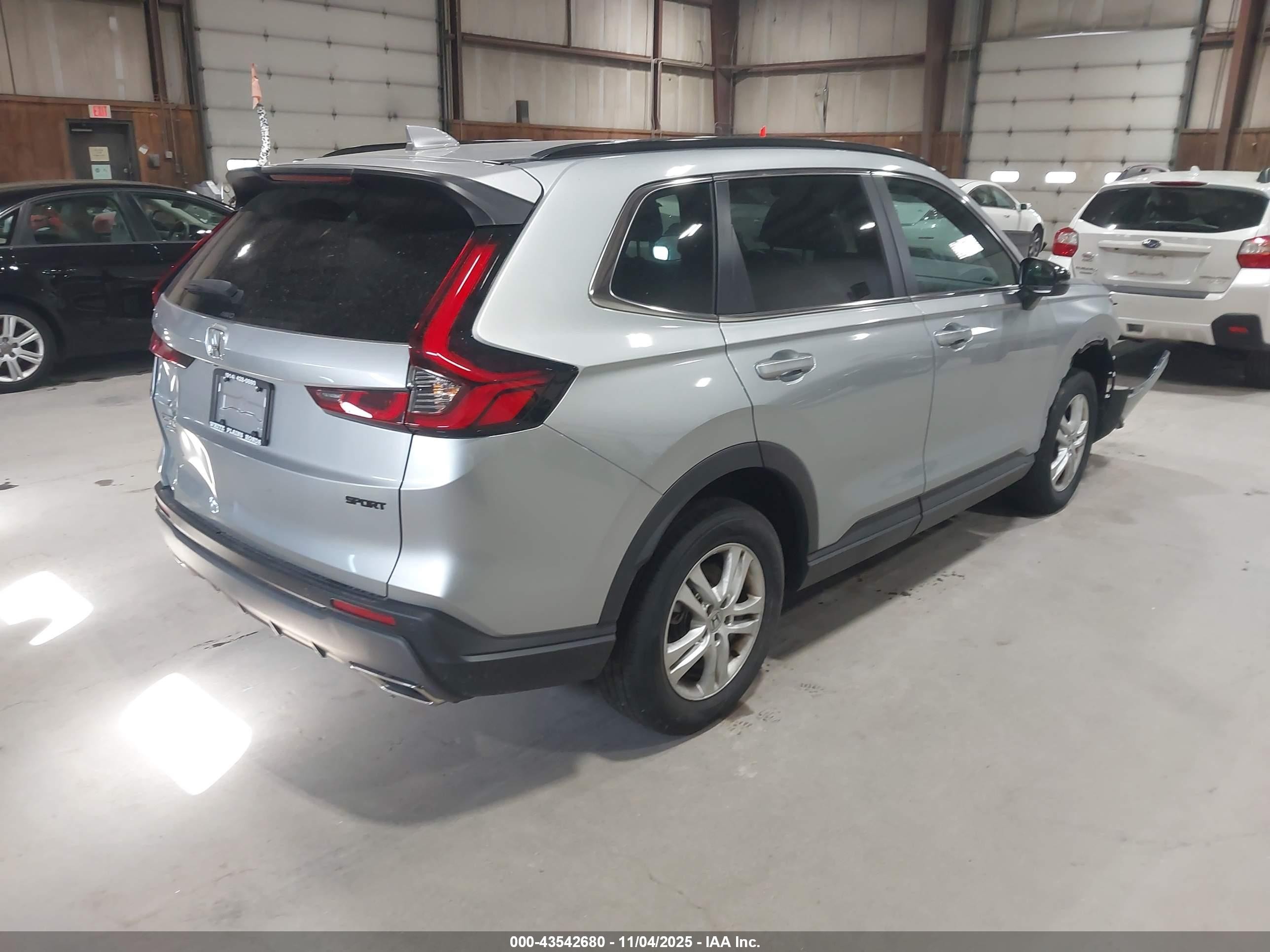 2025 Honda Cr-v Hybrid Sport-l Серебряный vin: 5J6RS6H80SL031419