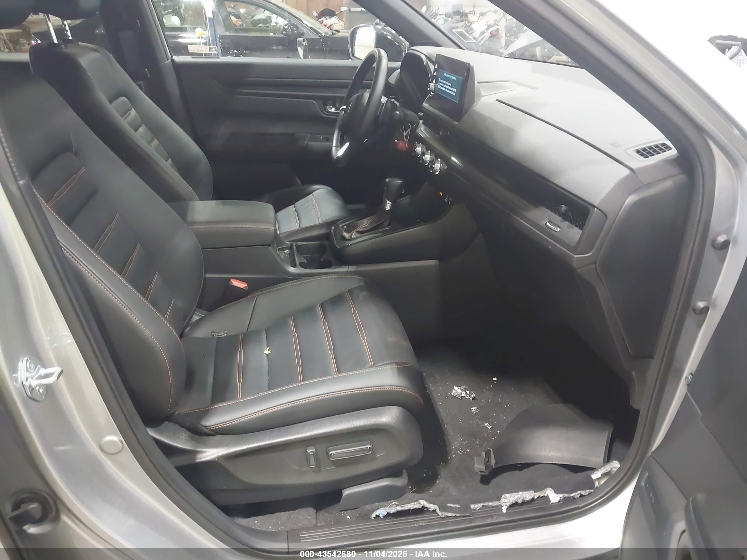 2025 Honda Cr-v Hybrid Sport-l Серебряный vin: 5J6RS6H80SL031419