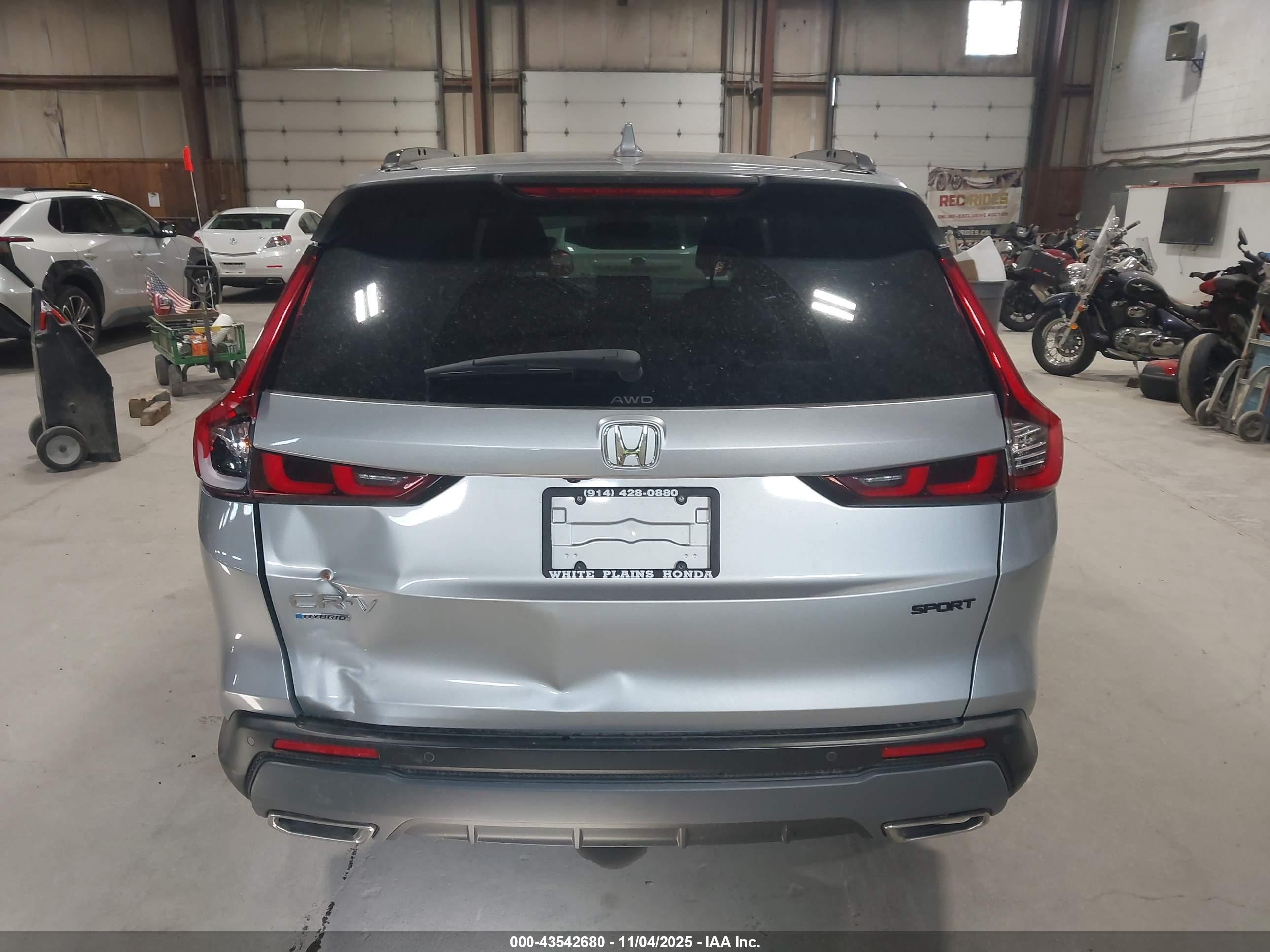 2025 Honda Cr-v Hybrid Sport-l Серебряный vin: 5J6RS6H80SL031419