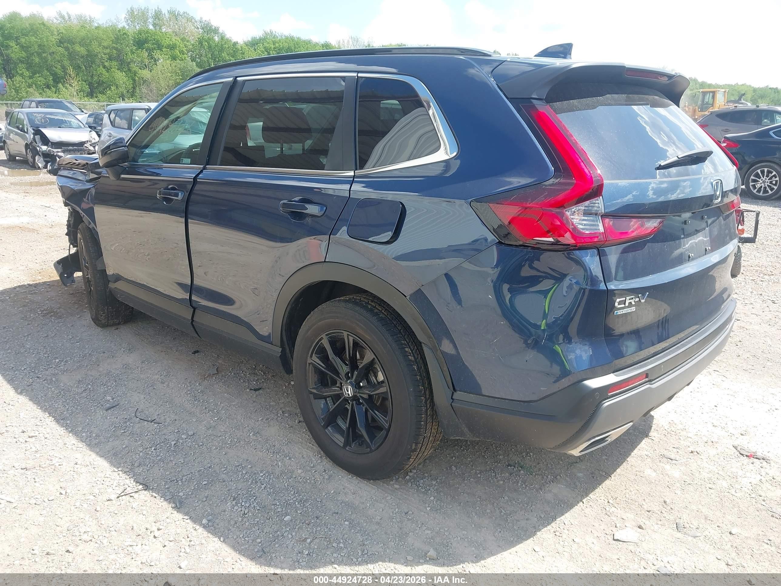 2025 Honda Cr-v Hybrid Sport-l Черный vin: 5J6RS6H81SL036077