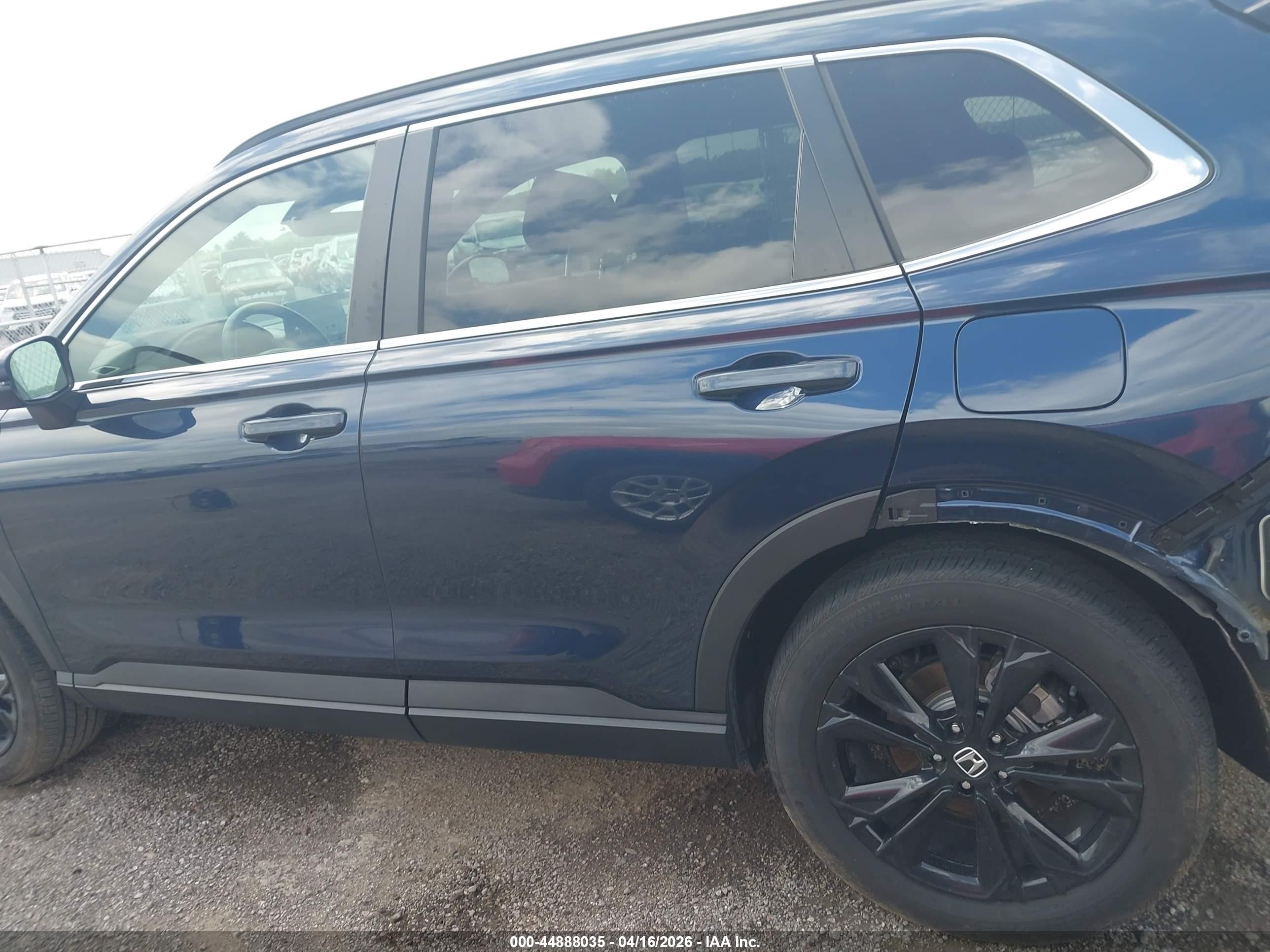 2023 Honda Cr-v Hybrid Sport Touring Blue vin: 5J6RS6H90PL013096