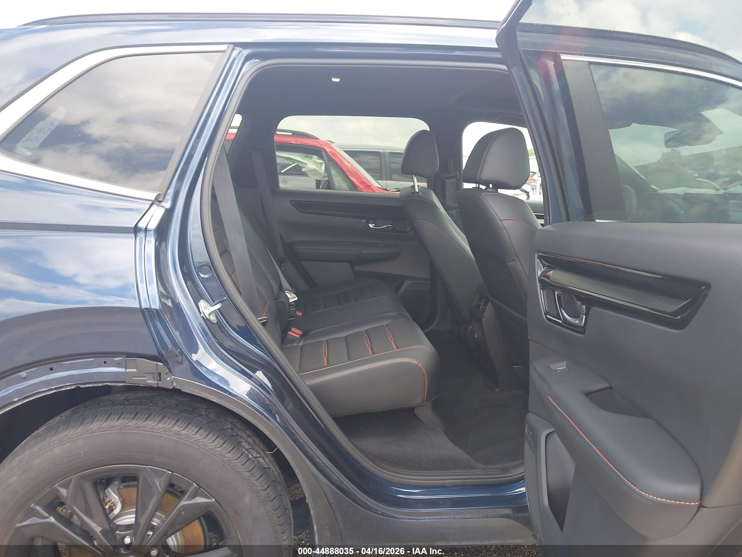2023 Honda Cr-v Hybrid Sport Touring Blue vin: 5J6RS6H90PL013096