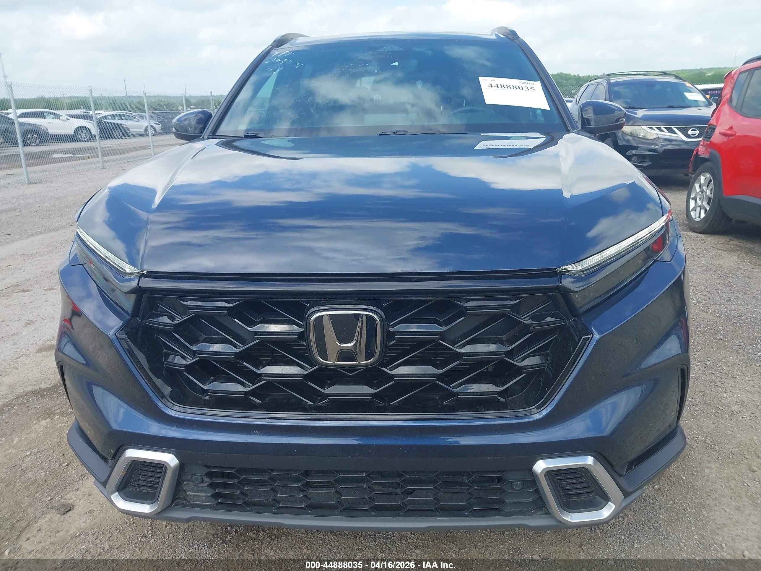 2023 Honda Cr-v Hybrid Sport Touring Blue vin: 5J6RS6H90PL013096