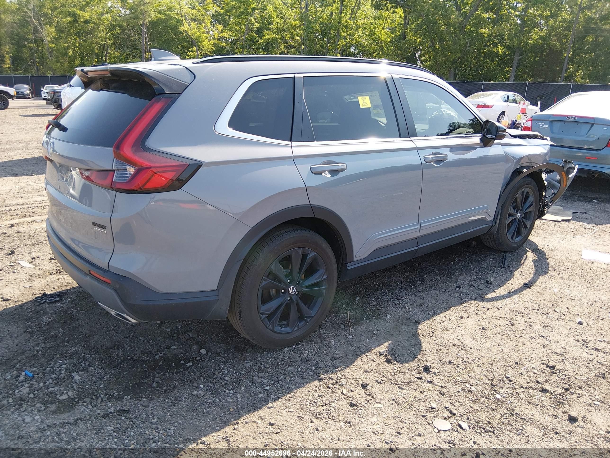 2023 Honda Cr-v Hybrid Sport Touring Серый vin: 5J6RS6H93PL000150