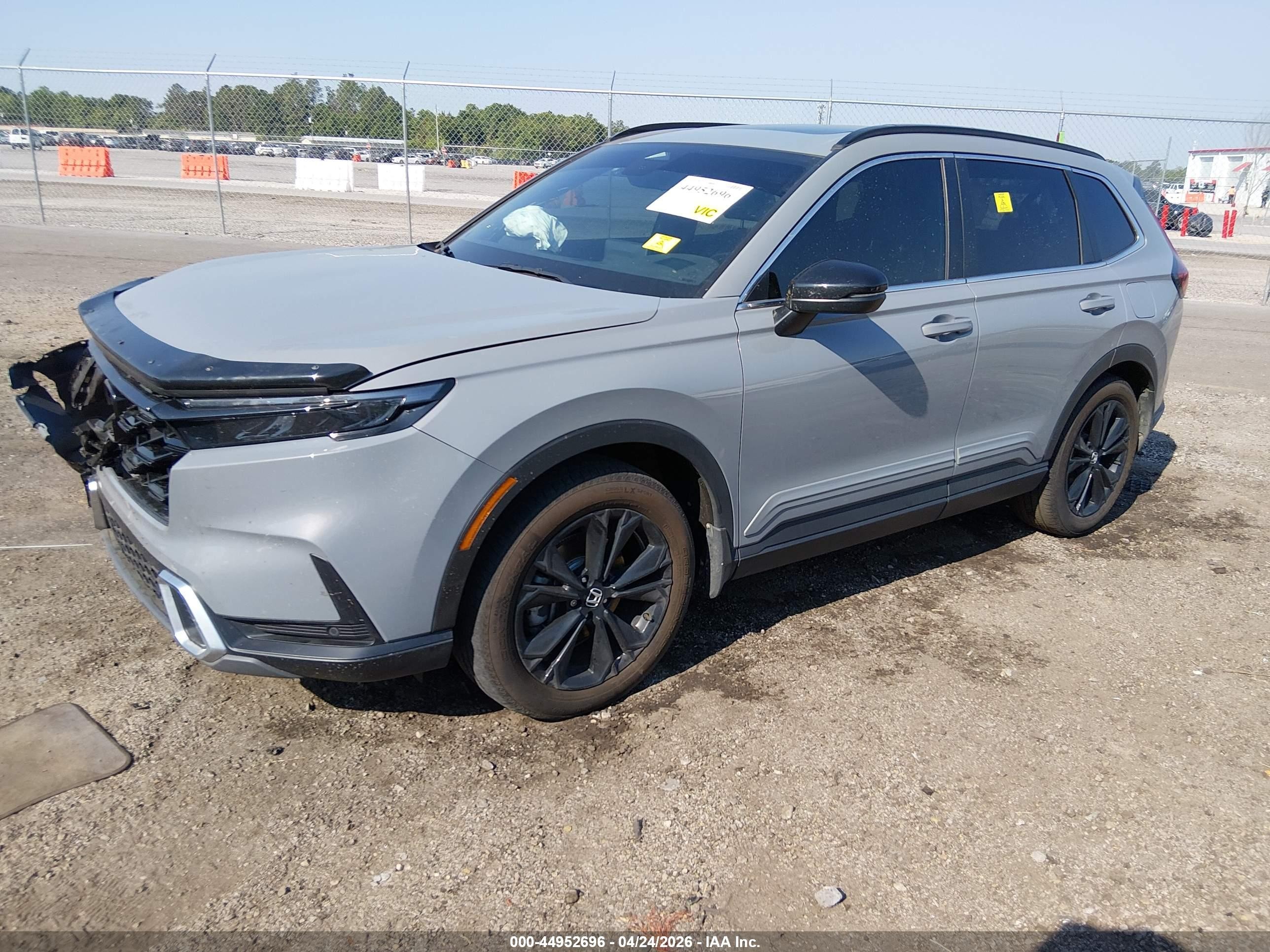 2023 Honda Cr-v Hybrid Sport Touring Серый vin: 5J6RS6H93PL000150