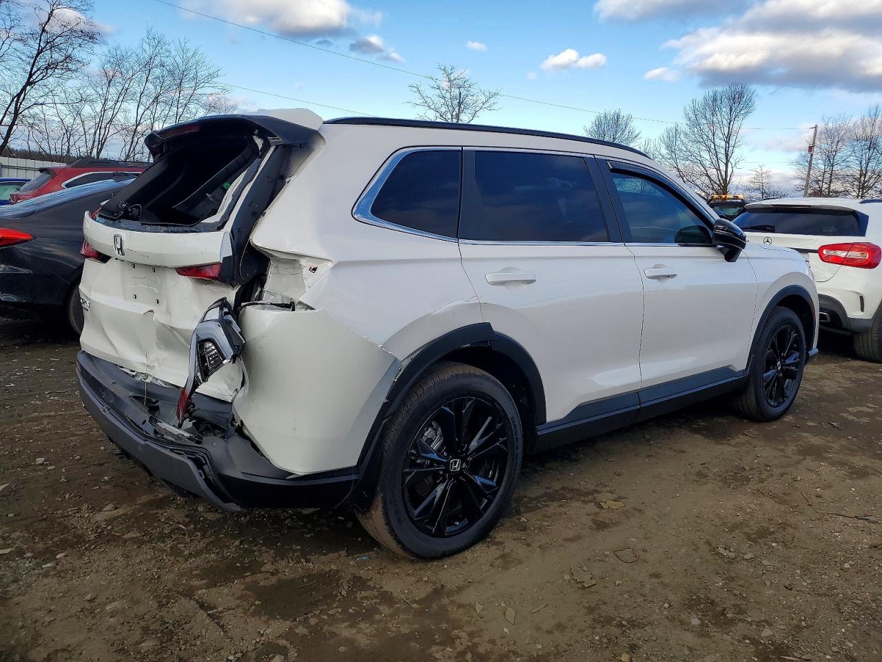 2025 Honda Cr-v Sport Touring White vin: 5J6RS6H95SL039864
