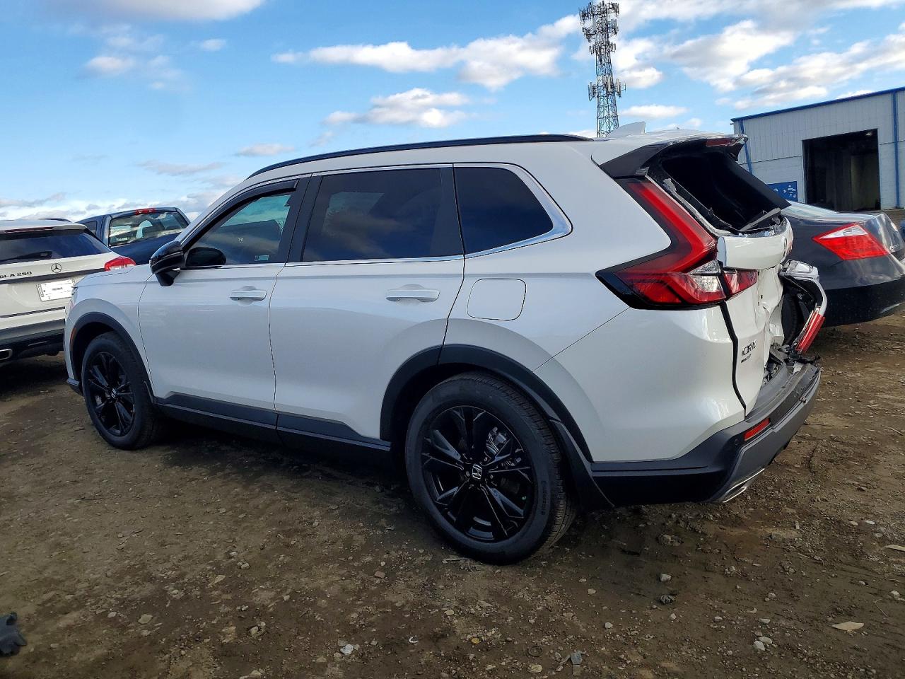 2025 Honda Cr-v Sport Touring White vin: 5J6RS6H95SL039864