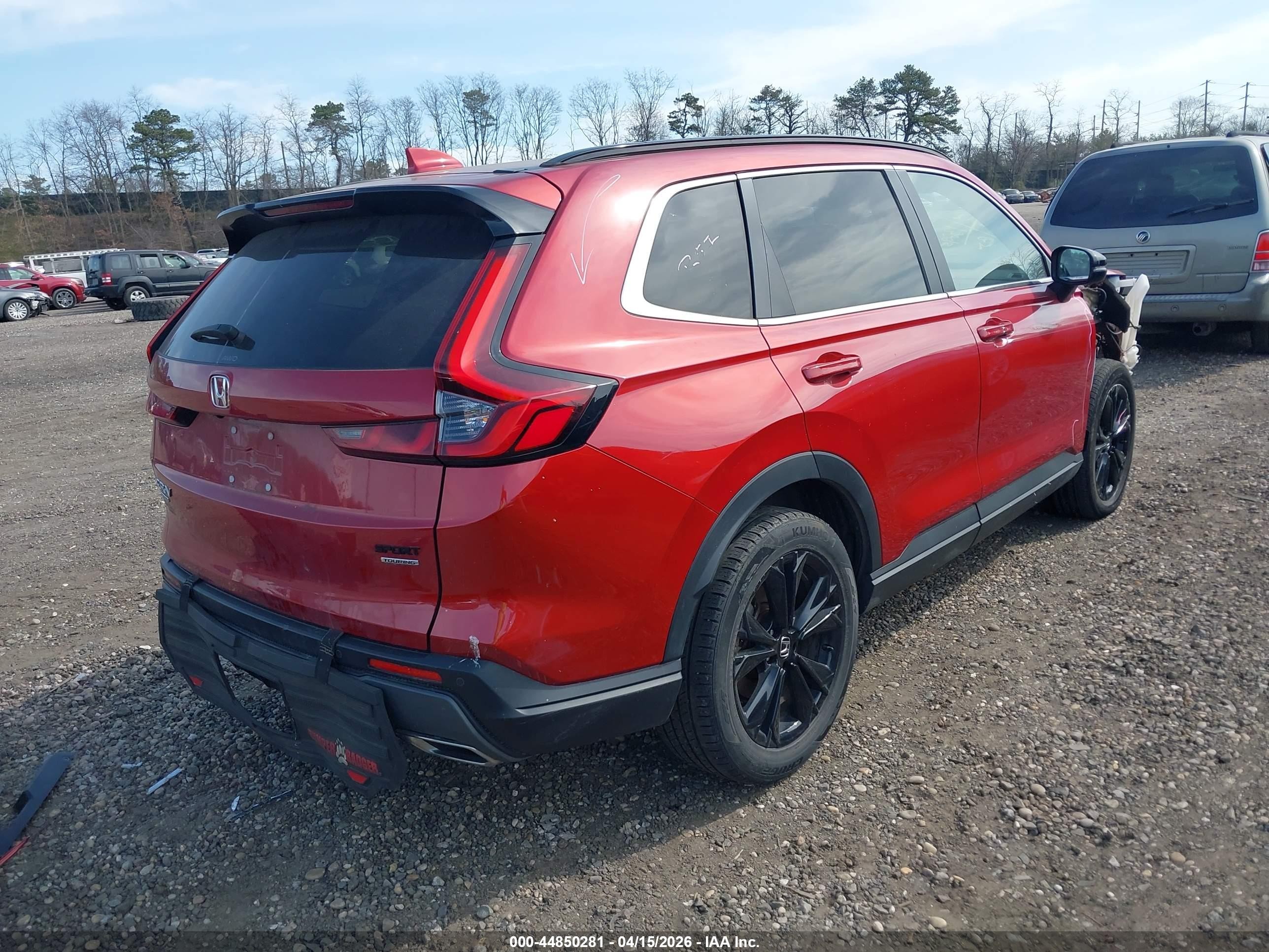 2024 Honda Cr-v Hybrid Sport Touring Красный vin: 5J6RS6H99RL020020