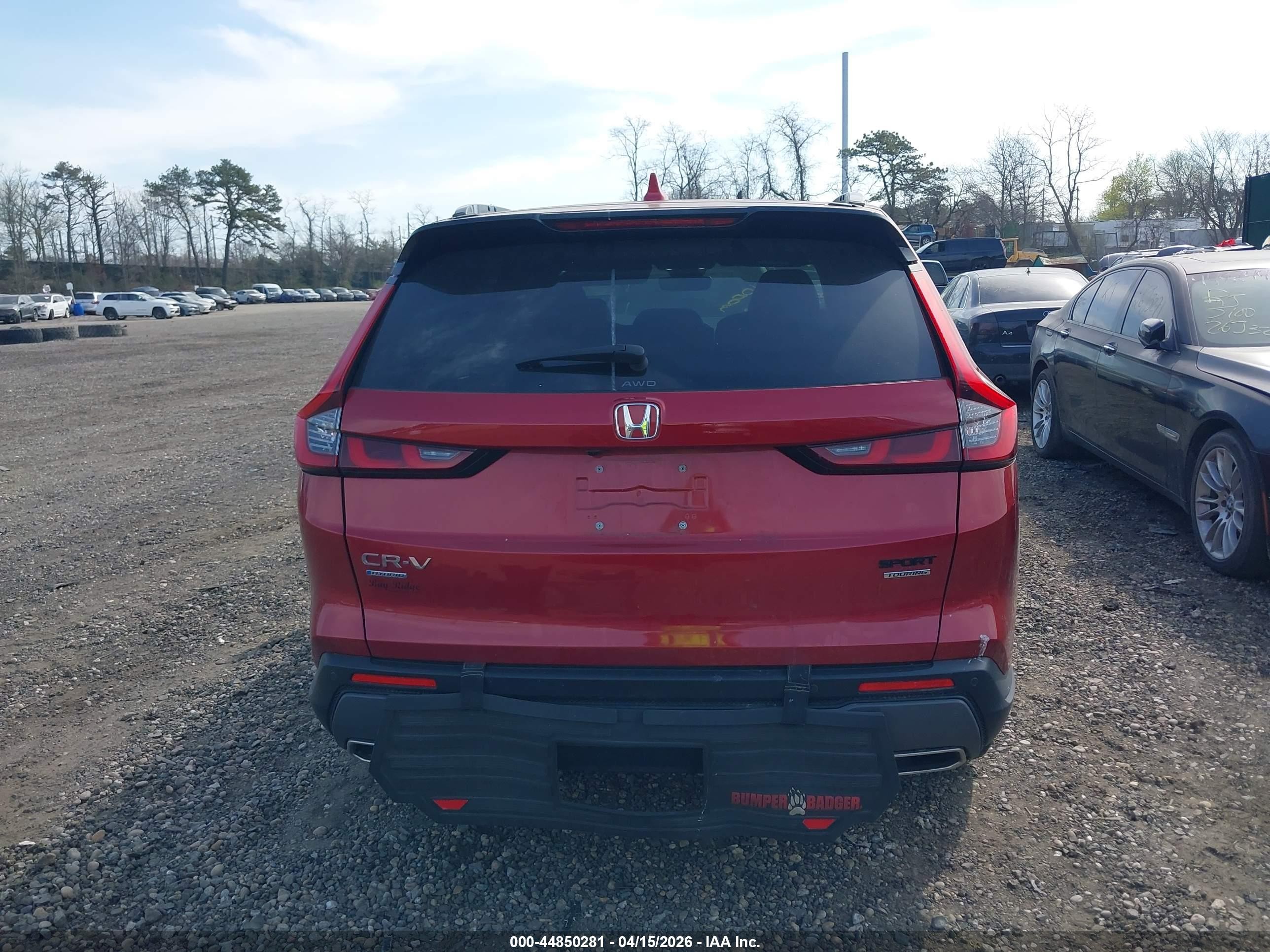 2024 Honda Cr-v Hybrid Sport Touring Красный vin: 5J6RS6H99RL020020