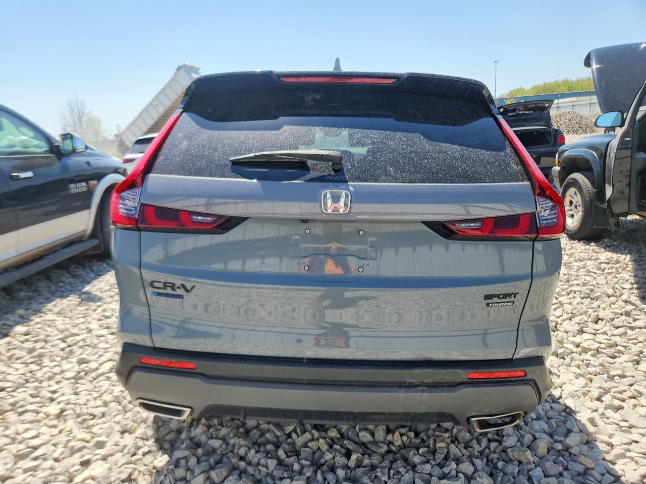 2026 Honda Cr-v Sport Touring Gray vin: 5J6RS6H9XTL003170