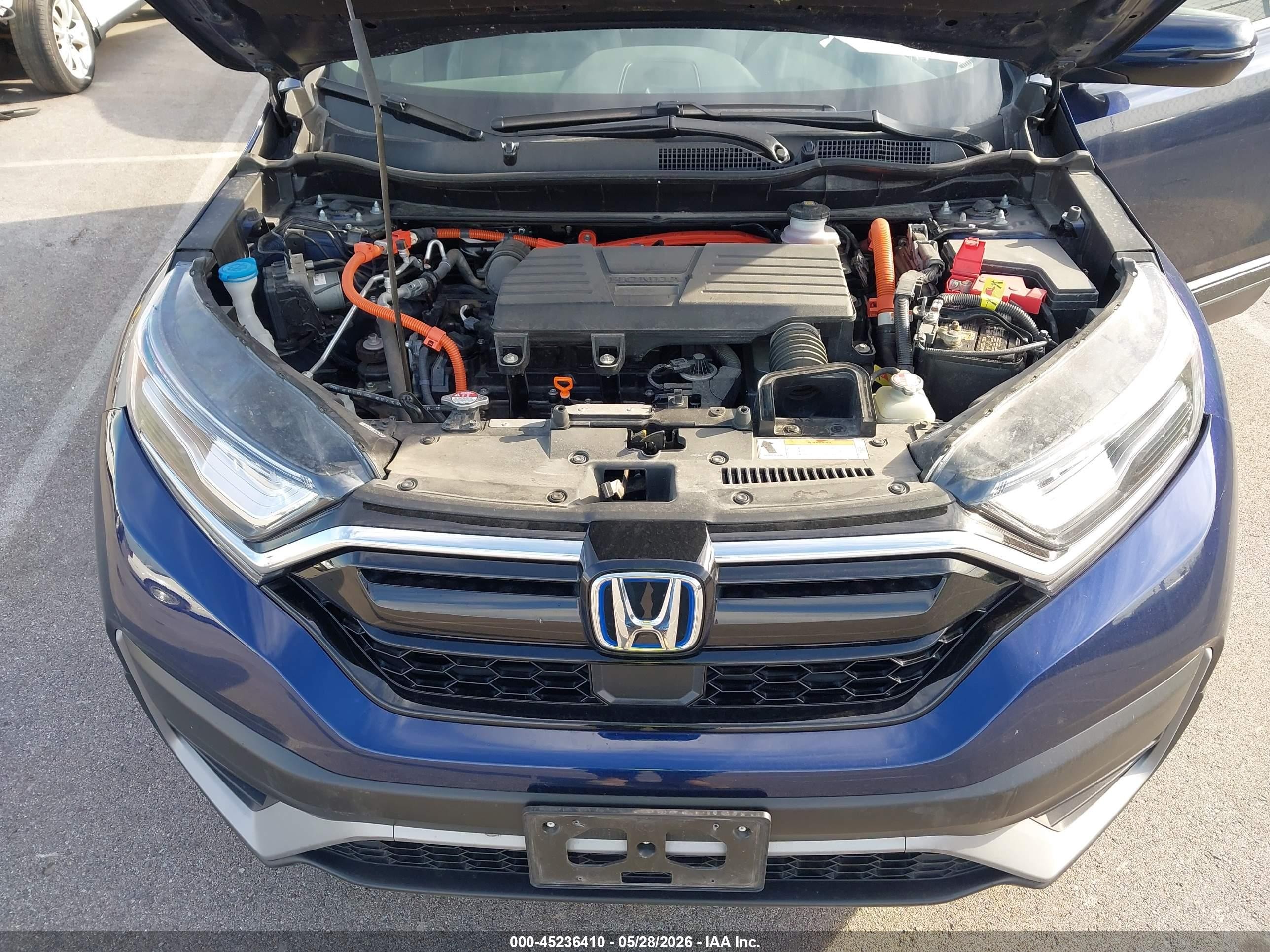 2022 Honda Cr-v Hybrid Ex Синий vin: 5J6RT6H56NL052962