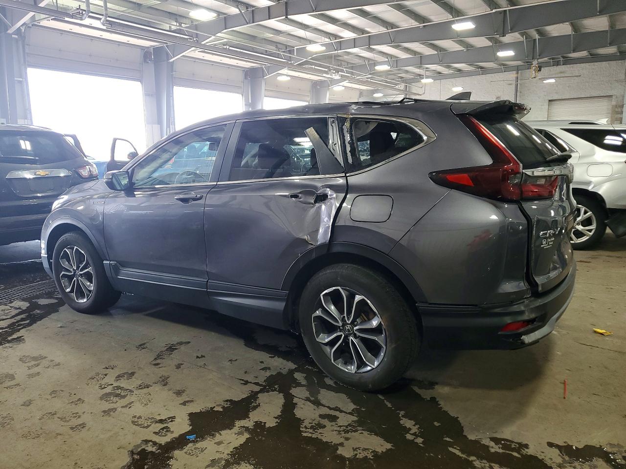 2022 Honda Cr-v Exl Gray vin: 5J6RT6H81NL001296