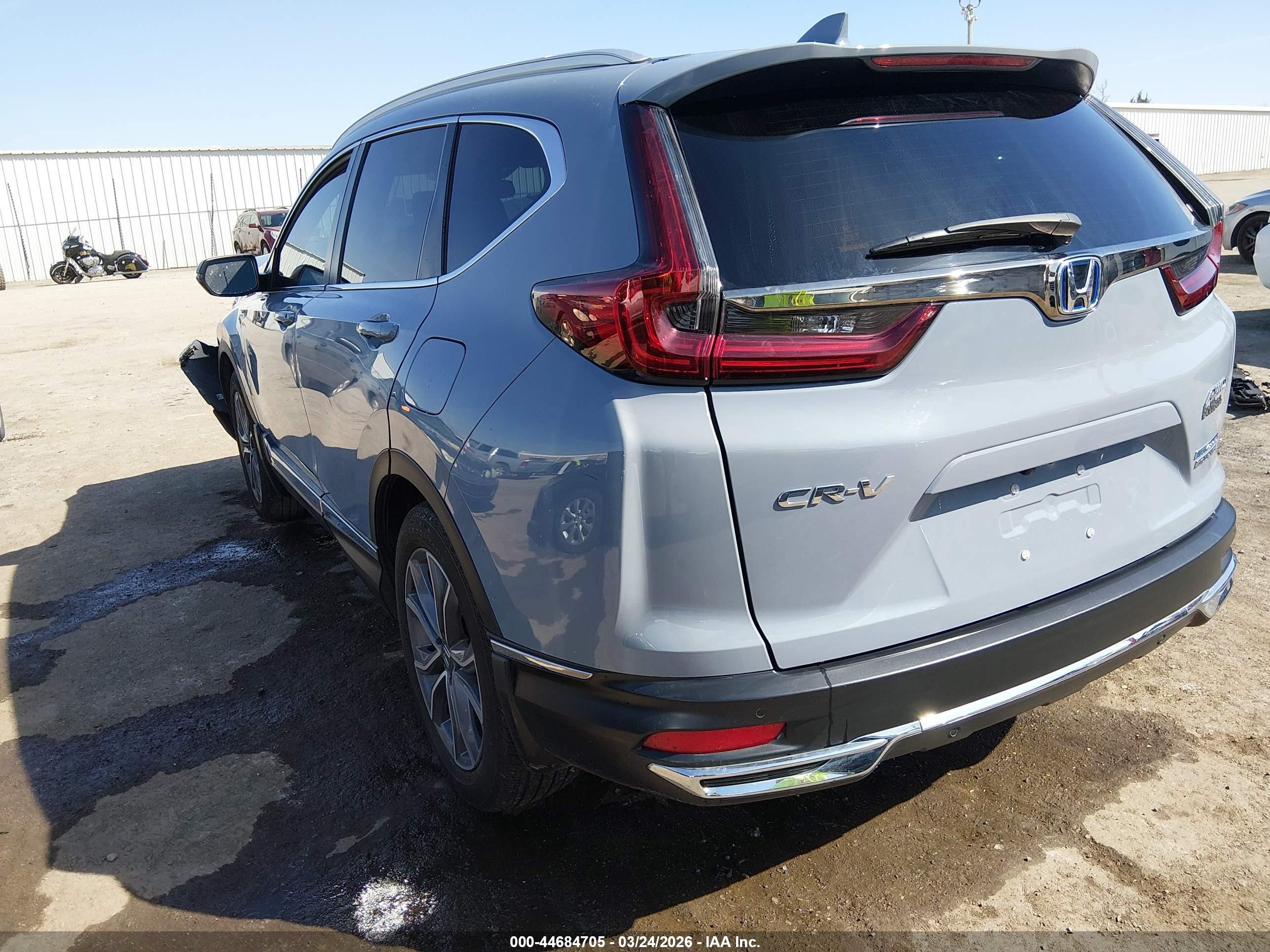 2022 Honda Cr-v Hybrid Touring Light Blue vin: 5J6RT6H94NL021647