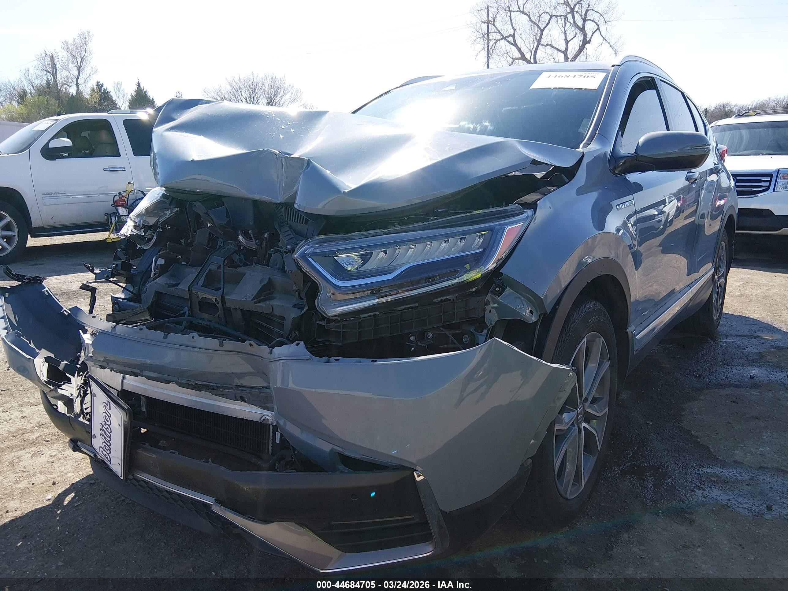 2022 Honda Cr-v Hybrid Touring Light Blue vin: 5J6RT6H94NL021647