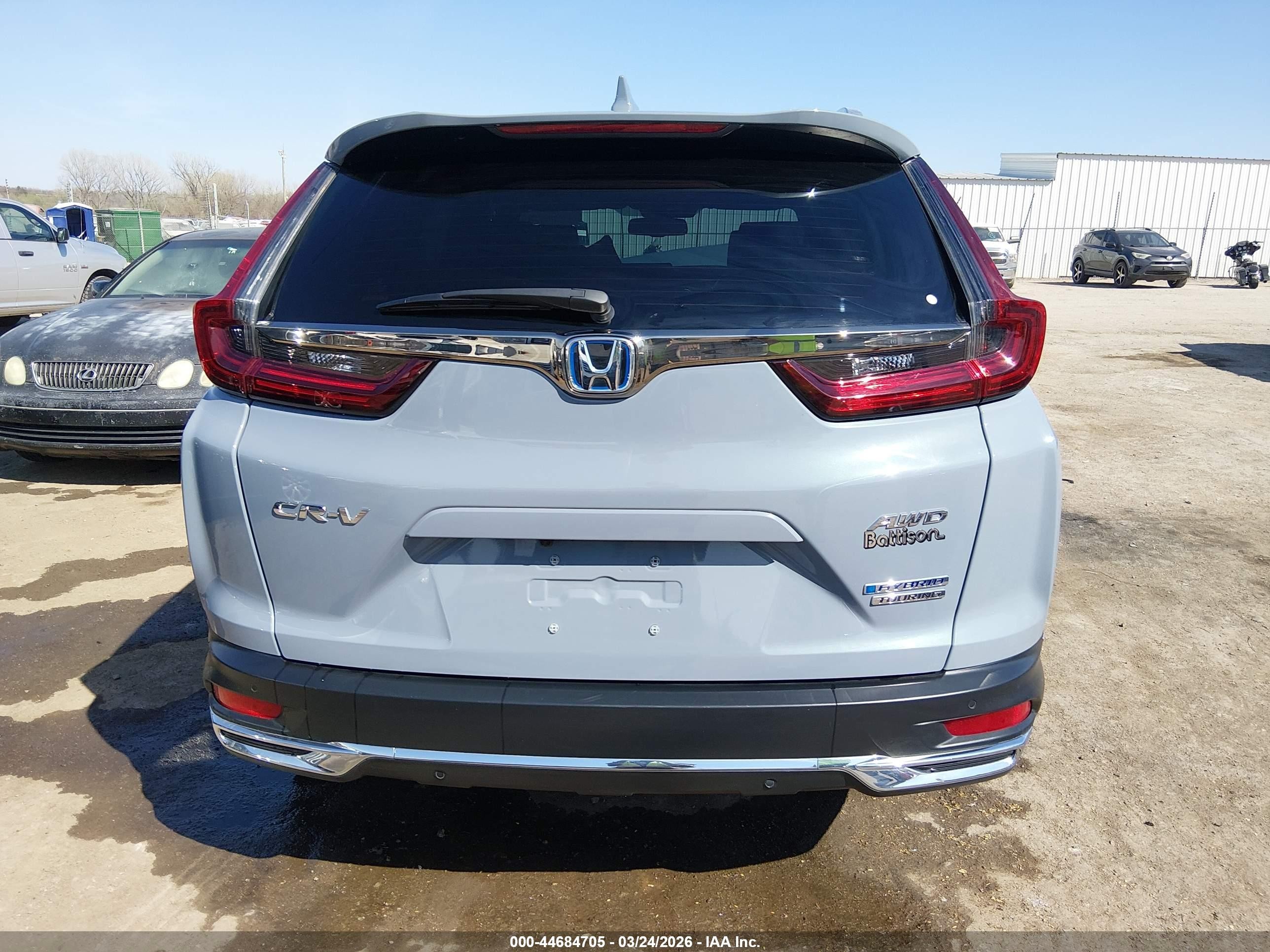 2022 Honda Cr-v Hybrid Touring Light Blue vin: 5J6RT6H94NL021647