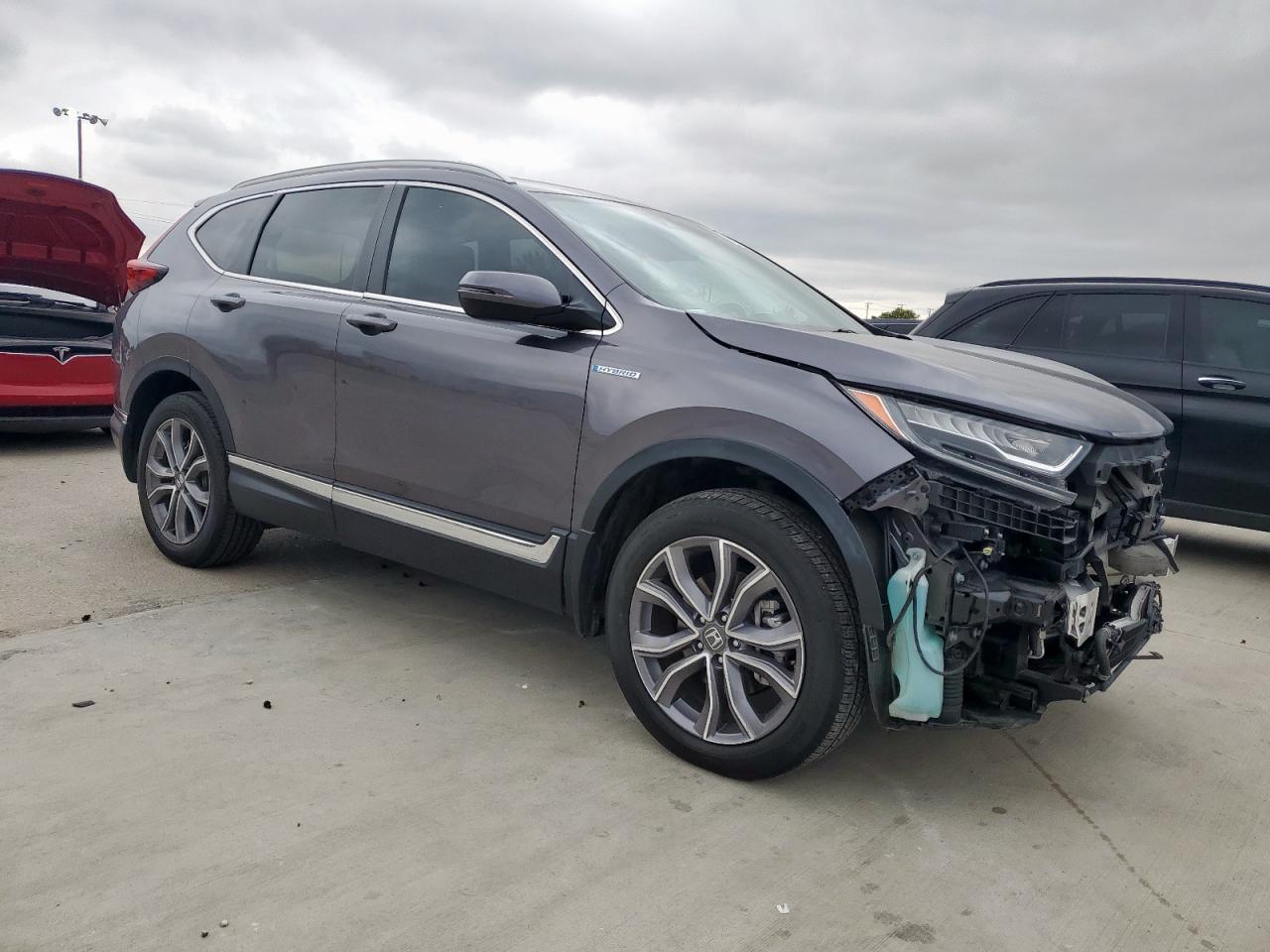 2022 Honda Cr-v Touring Серый vin: 5J6RT6H9XNL001385