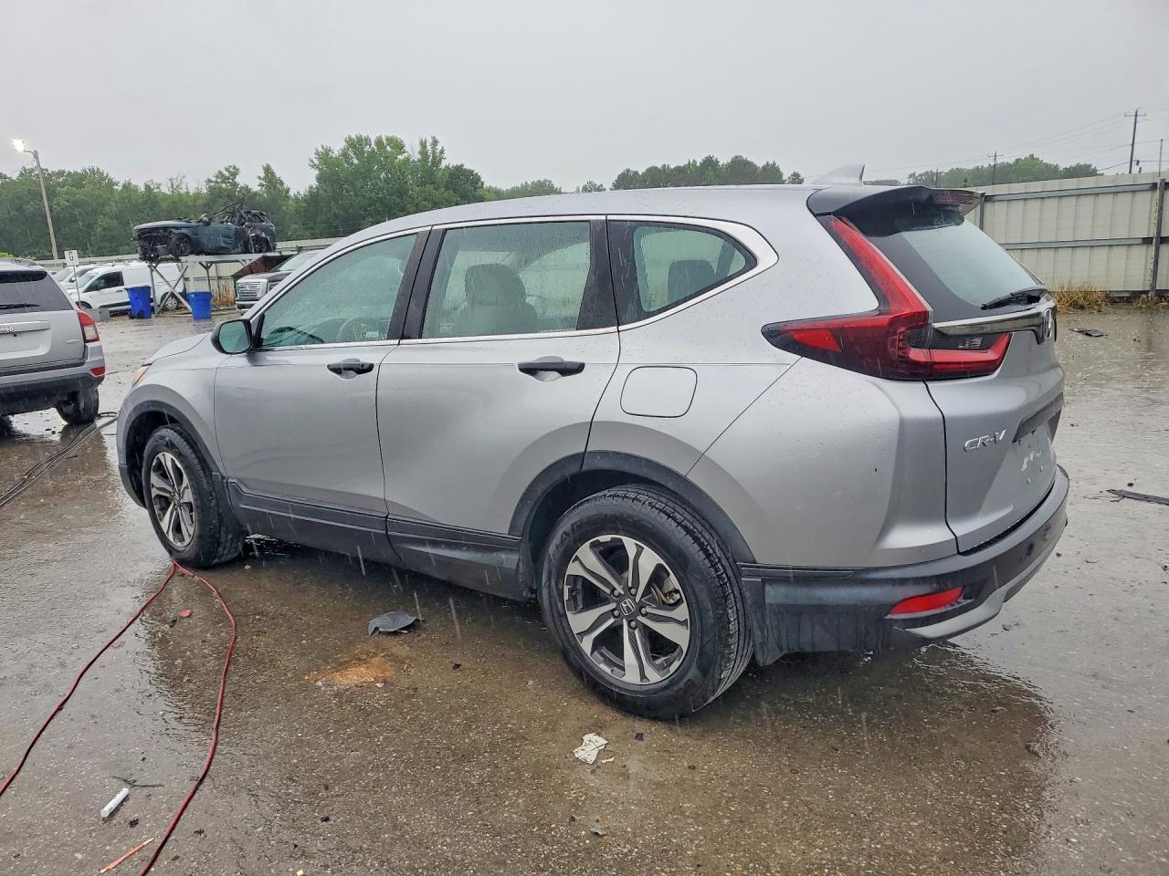 2022 Honda Cr-v Lx Gray vin: 5J6RW1H24NL000357