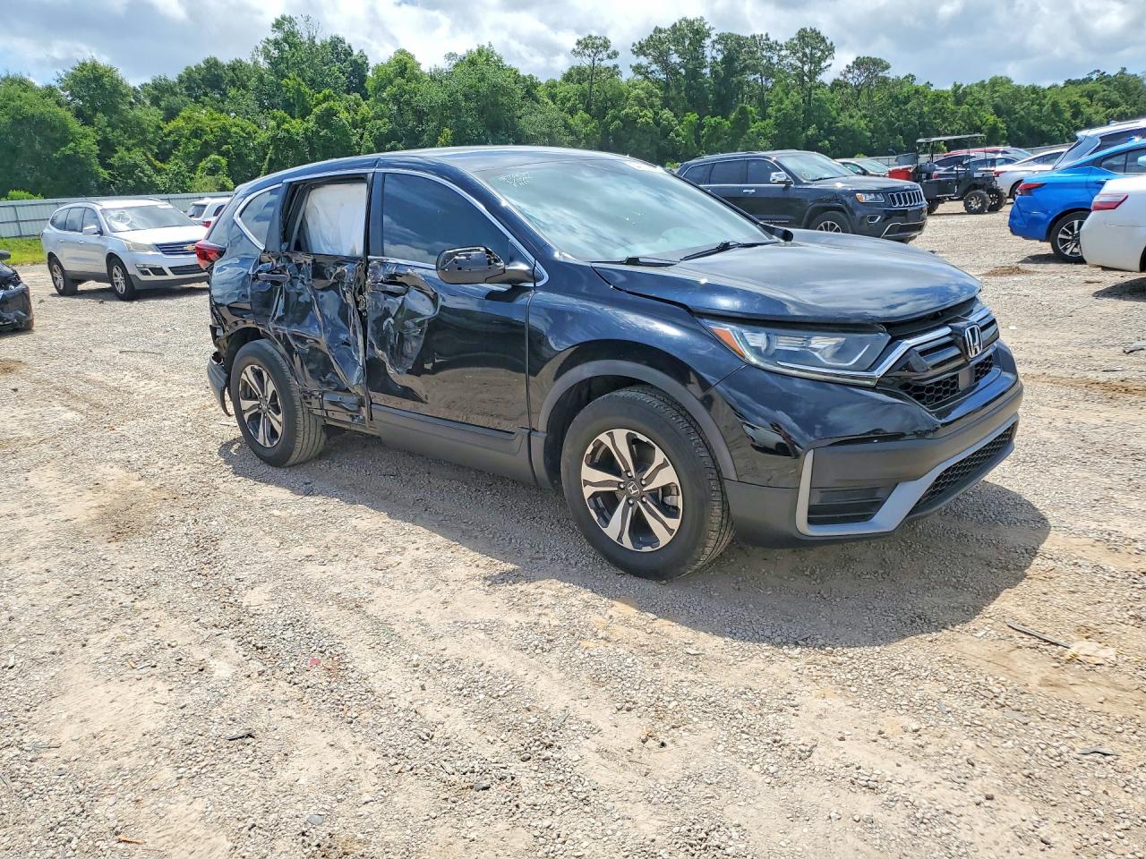 2020 Honda Cr-v Lx Black vin: 5J6RW1H25LL001823