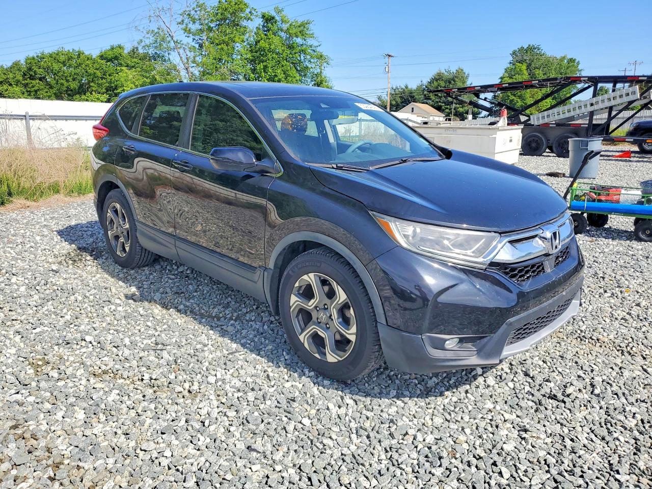 2018 Honda Cr-v Ex Black vin: 5J6RW1H50JA002347
