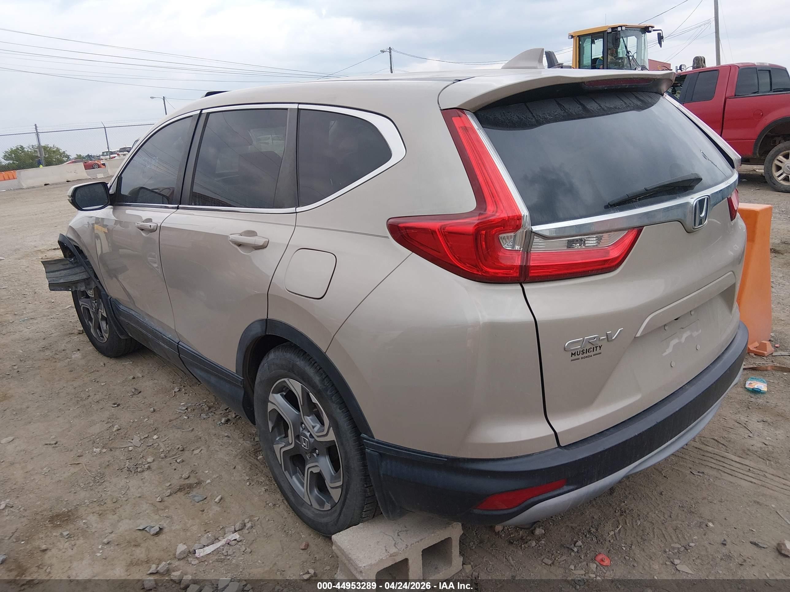 2018 Honda Cr-v Ex Желто-коричневый vin: 5J6RW1H52JL011295