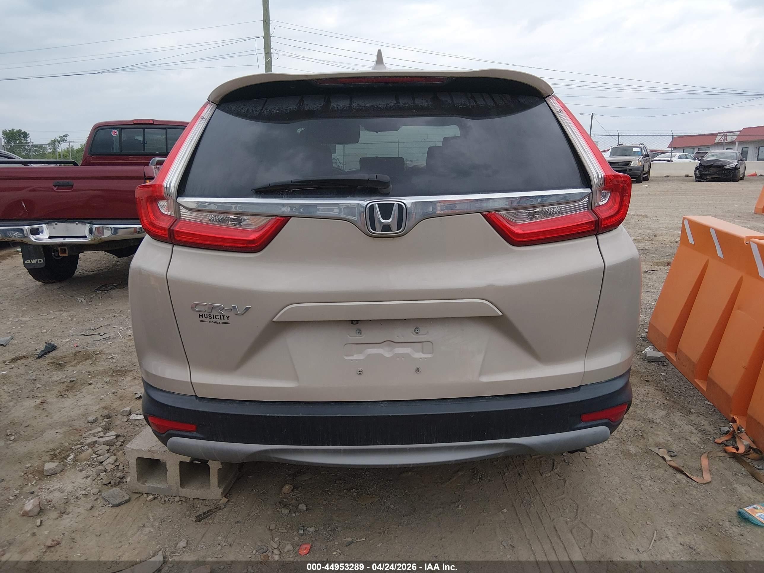 2018 Honda Cr-v Ex Желто-коричневый vin: 5J6RW1H52JL011295
