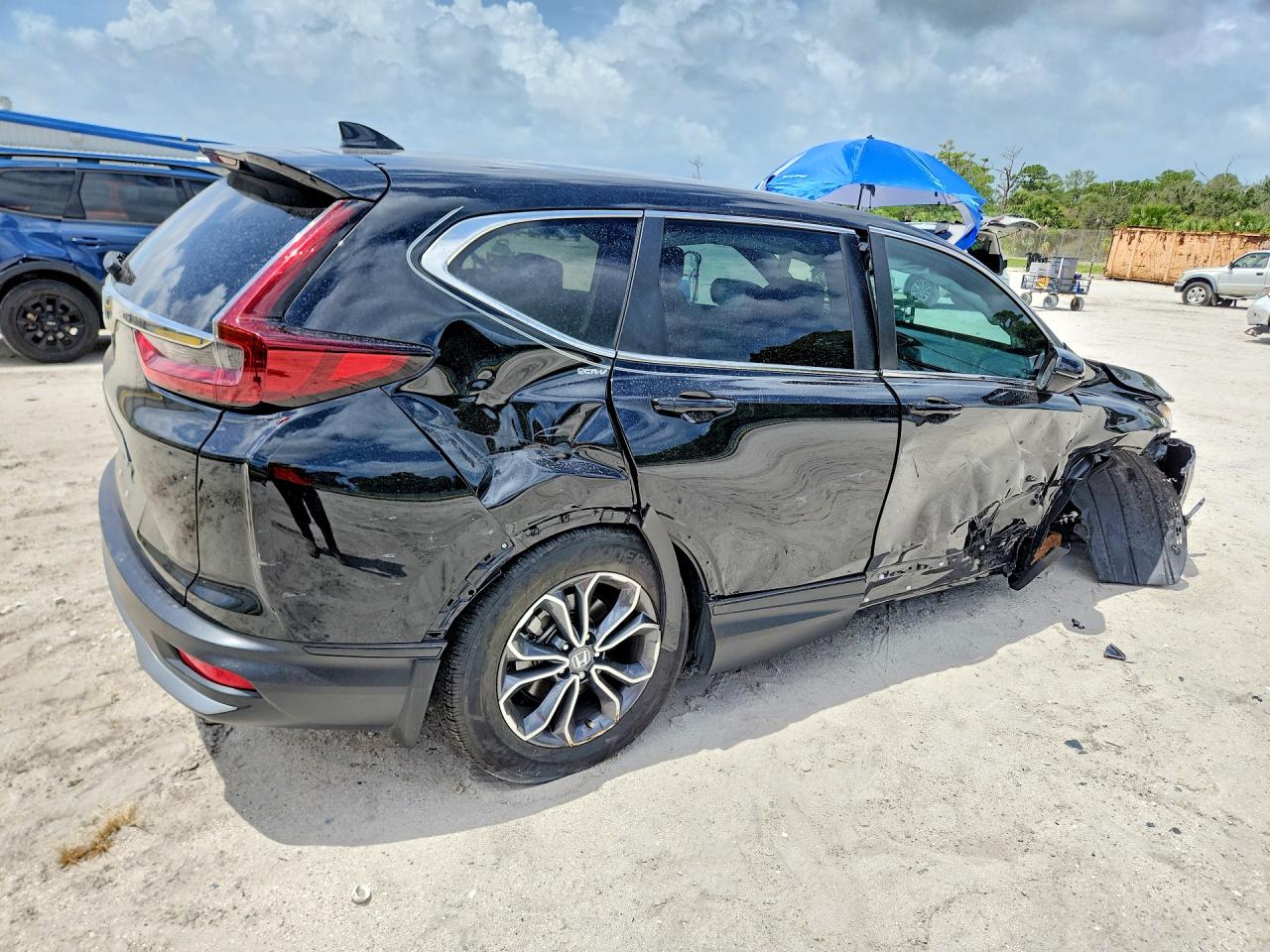 2021 Honda Cr-v Ex Black vin: 5J6RW1H52ML005954