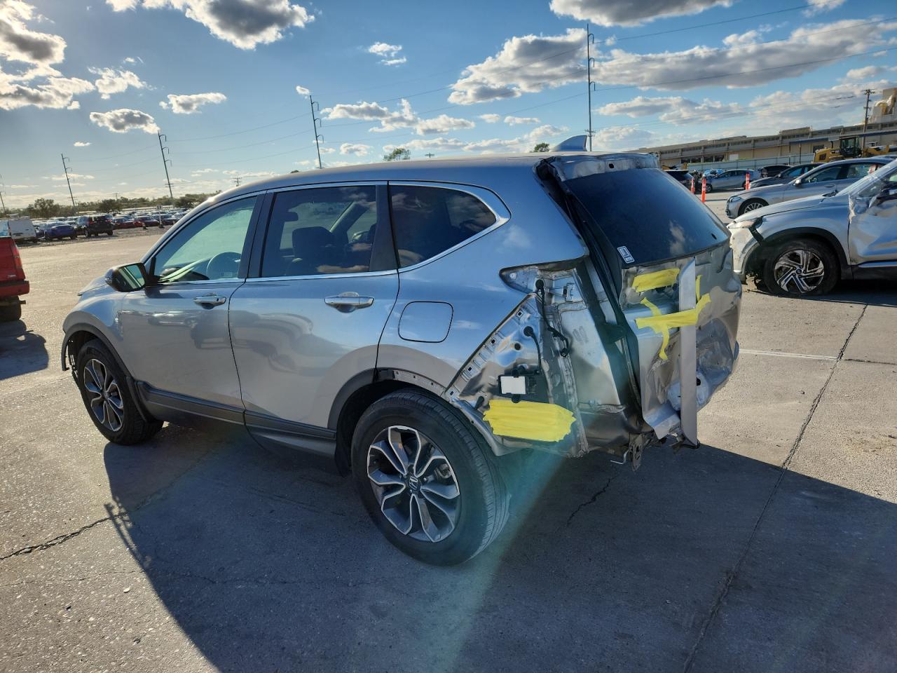 2022 Honda Cr-v Ex Серебряный vin: 5J6RW1H53NL001607