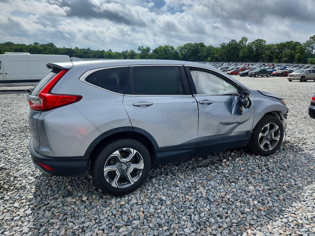 2019 Honda Cr-v Ex Silver vin: 5J6RW1H55KA021610