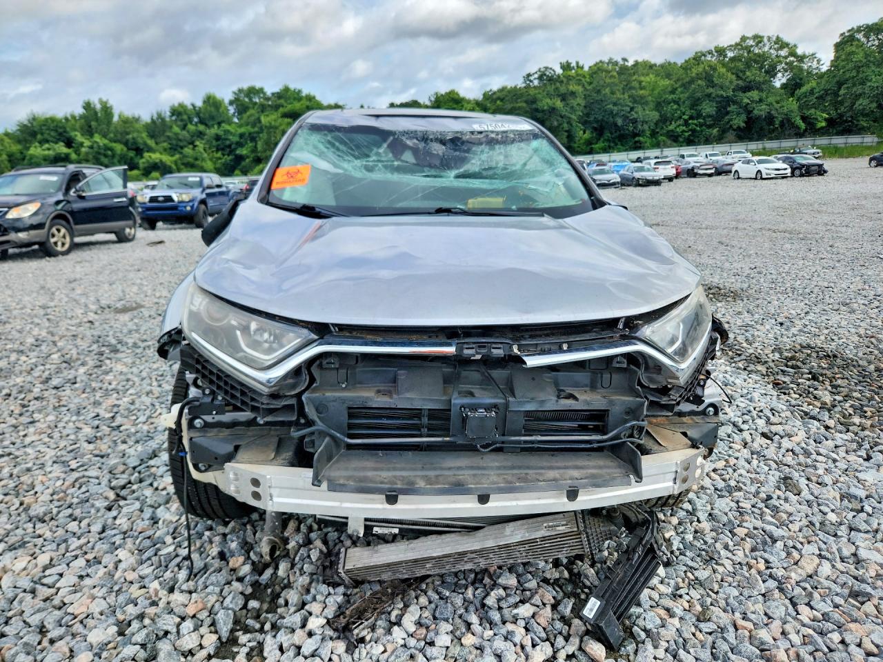 2019 Honda Cr-v Ex Silver vin: 5J6RW1H55KA021610