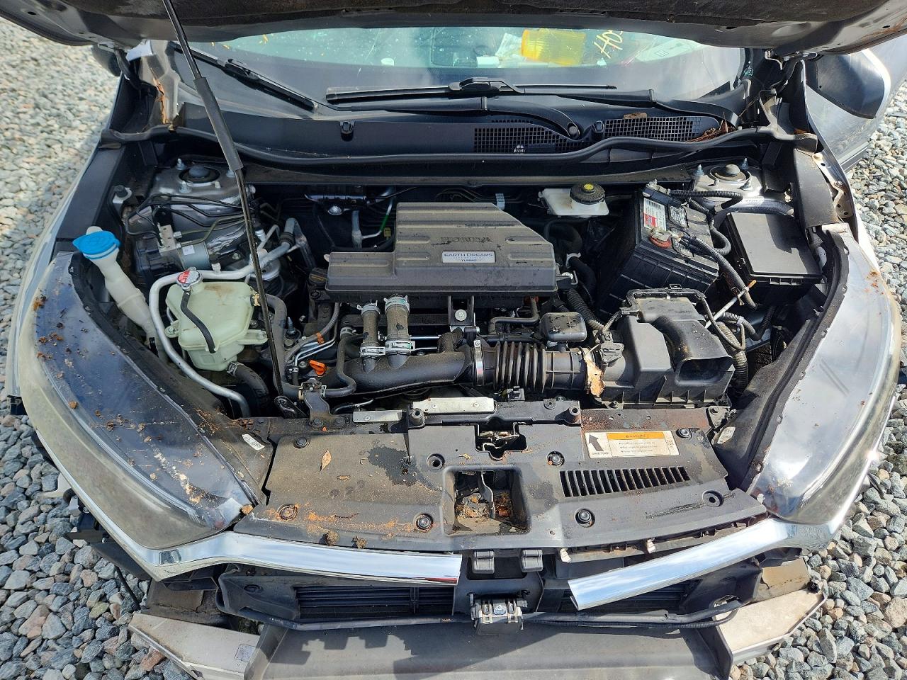 2019 Honda Cr-v Ex Silver vin: 5J6RW1H55KA021610