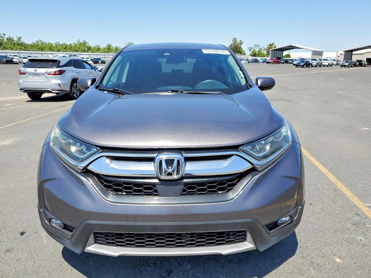 2019 Honda Cr-v Ex Gray vin: 5J6RW1H56KA010535