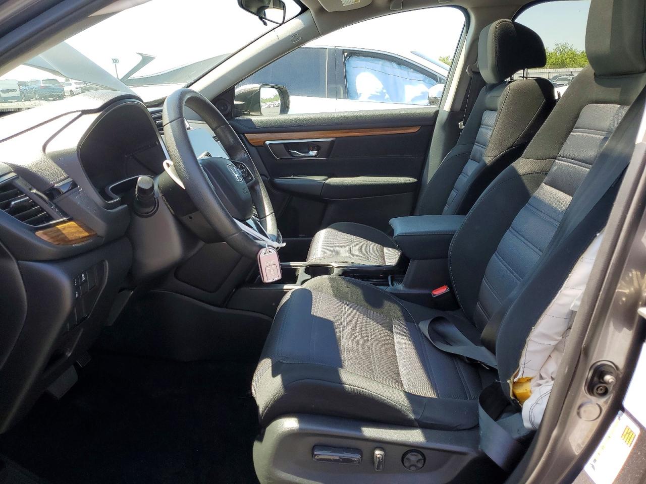 2019 Honda Cr-v Ex Gray vin: 5J6RW1H56KA010535