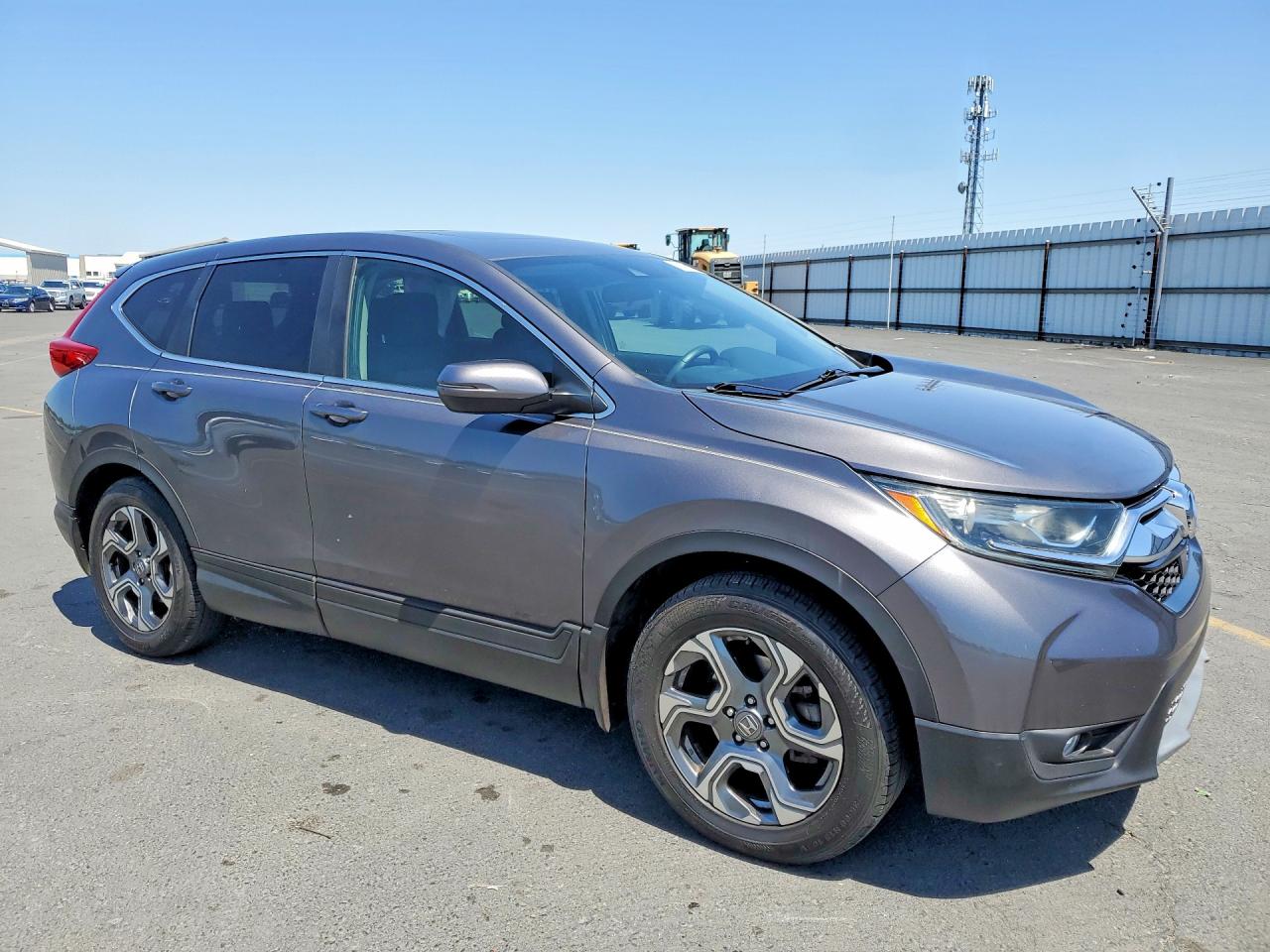 2019 Honda Cr-v Ex Gray vin: 5J6RW1H56KA010535