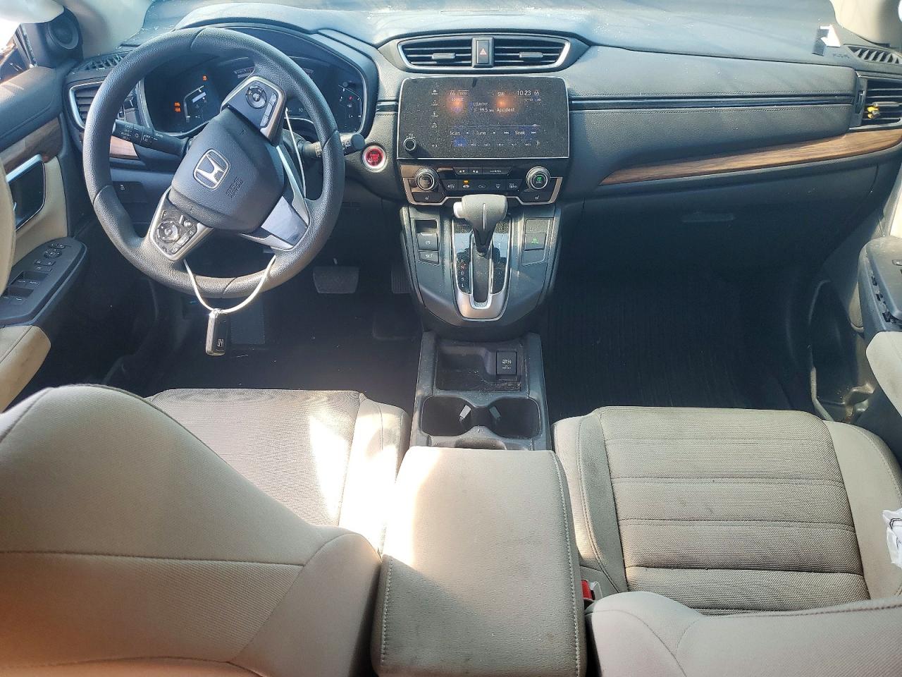 2019 Honda Cr-v Ex White vin: 5J6RW1H57KA023827
