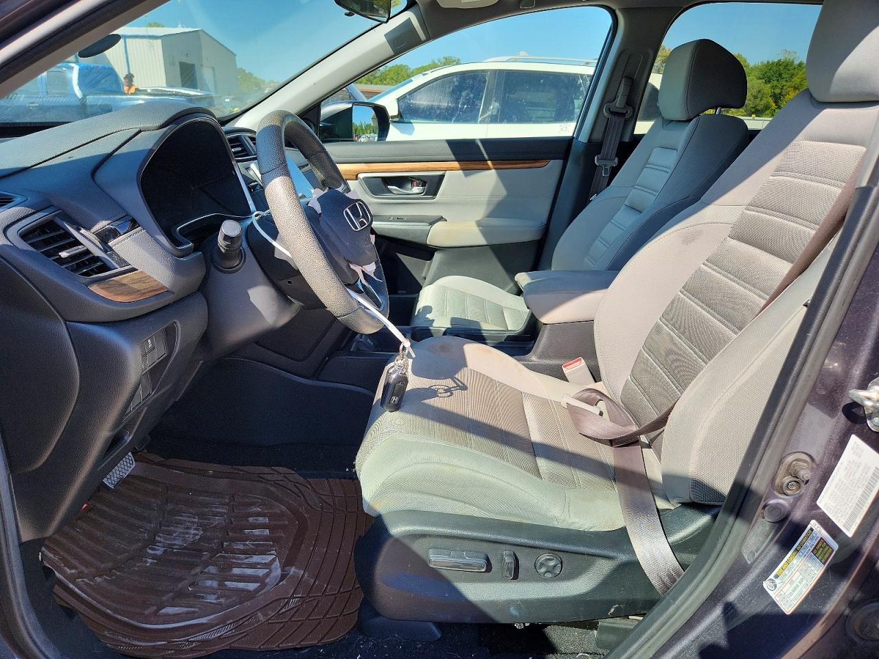 2019 Honda Cr-v Ex Gray vin: 5J6RW1H58KA021441