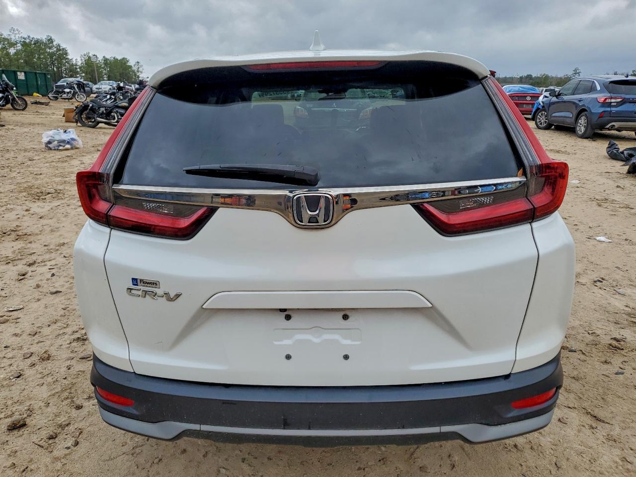 2020 Honda Cr-v Ex White vin: 5J6RW1H58LL008016