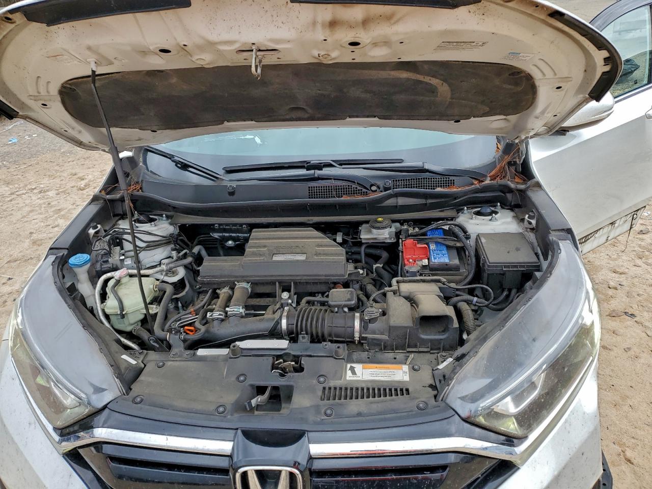 2020 Honda Cr-v Ex White vin: 5J6RW1H58LL008016