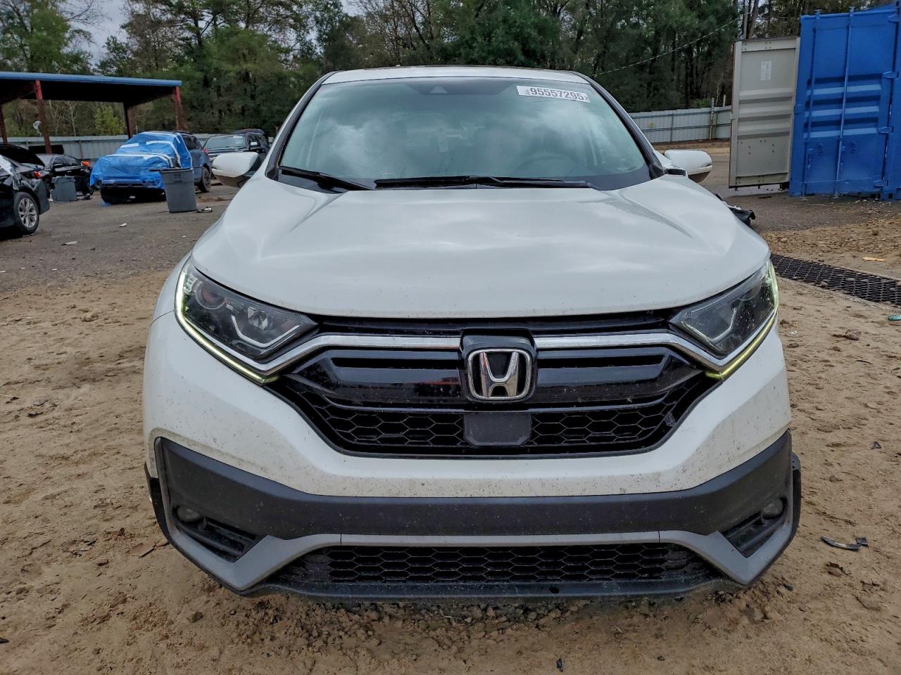 2020 Honda Cr-v Ex White vin: 5J6RW1H58LL008016