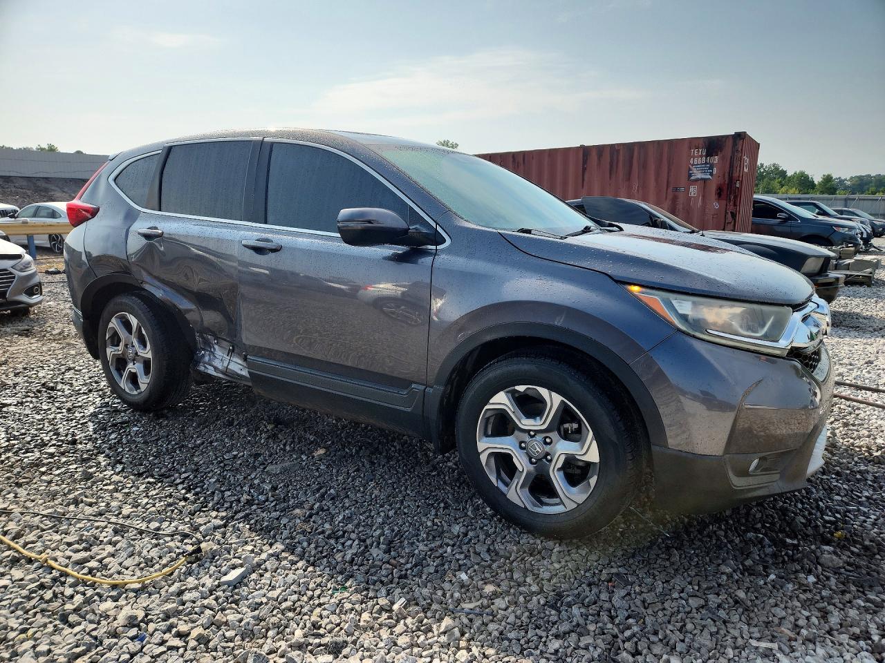 2019 Honda Cr-v Ex Серый vin: 5J6RW1H59KA009993