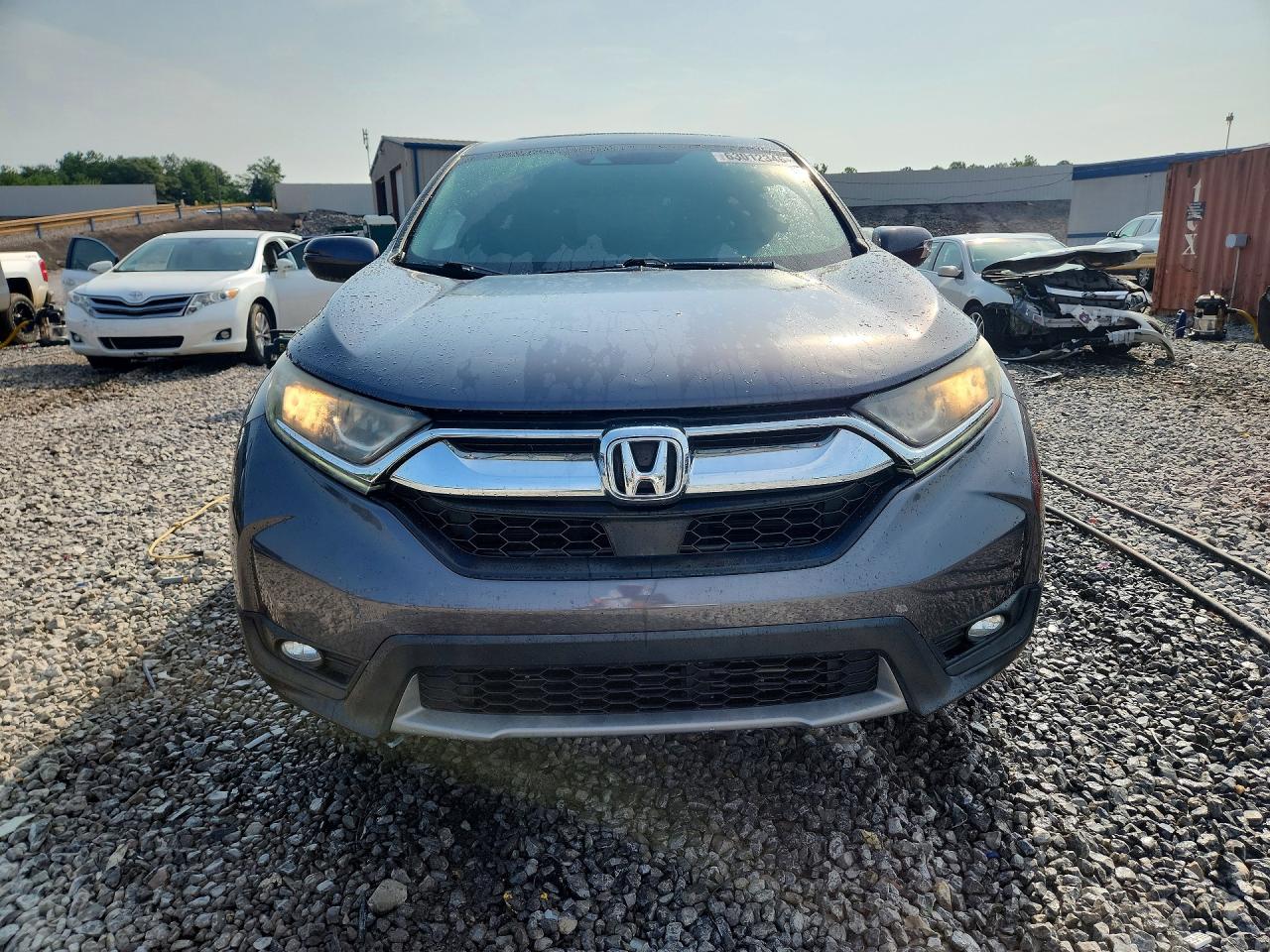 2019 Honda Cr-v Ex Серый vin: 5J6RW1H59KA009993