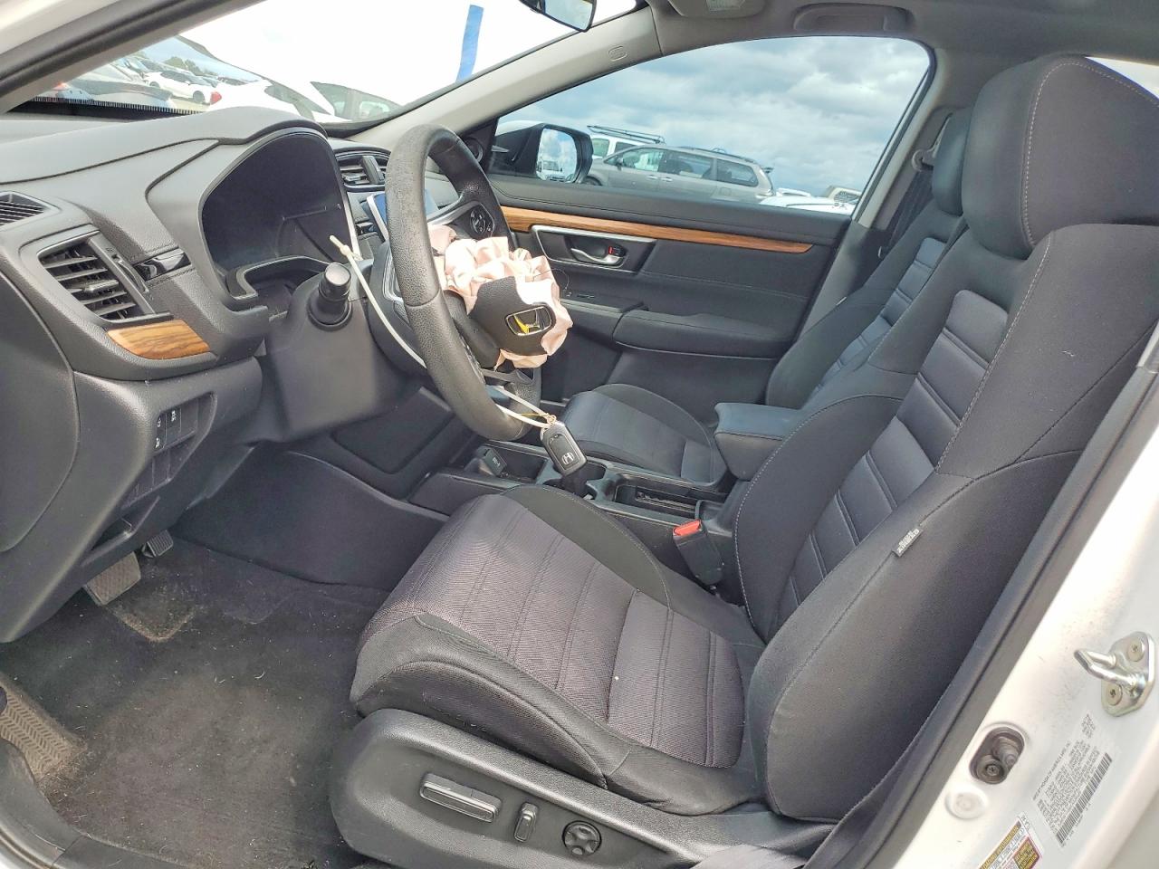 2019 Honda Cr-v Ex White vin: 5J6RW1H59KA028429