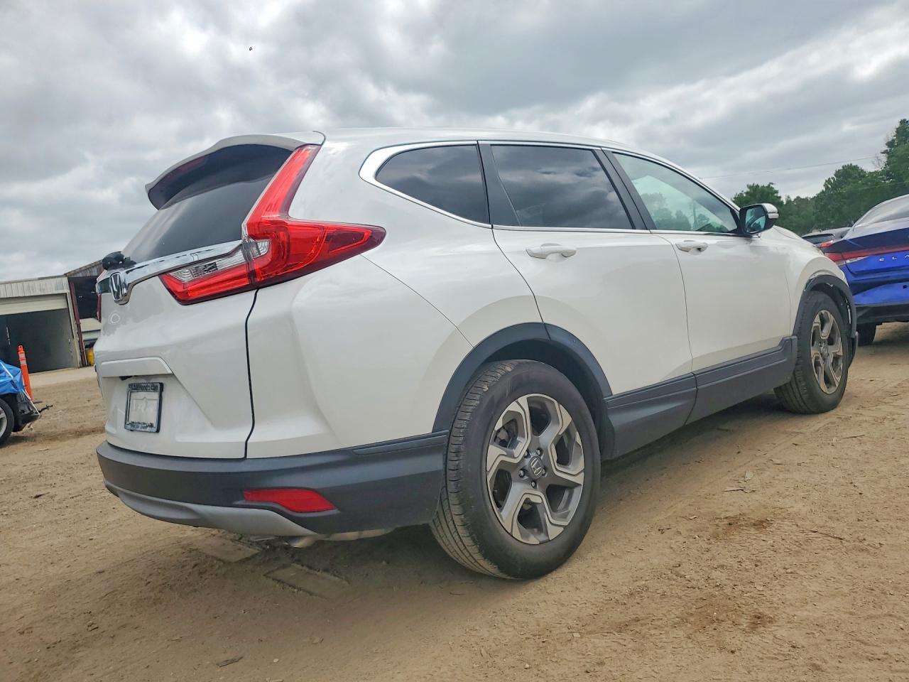 2019 Honda Cr-v Exl White vin: 5J6RW1H80KA037143