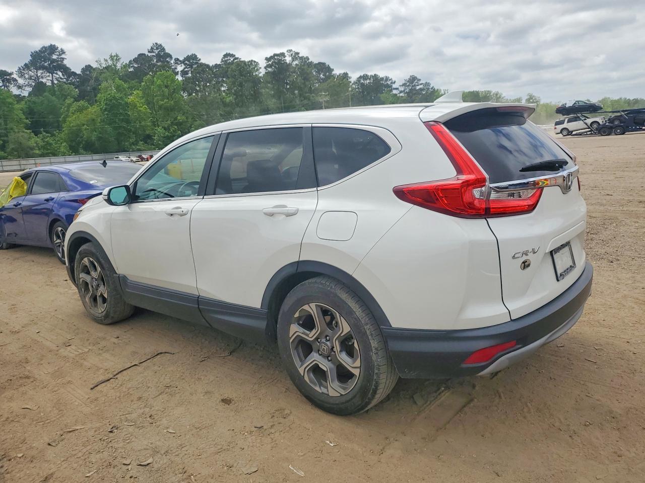2019 Honda Cr-v Exl White vin: 5J6RW1H80KA037143