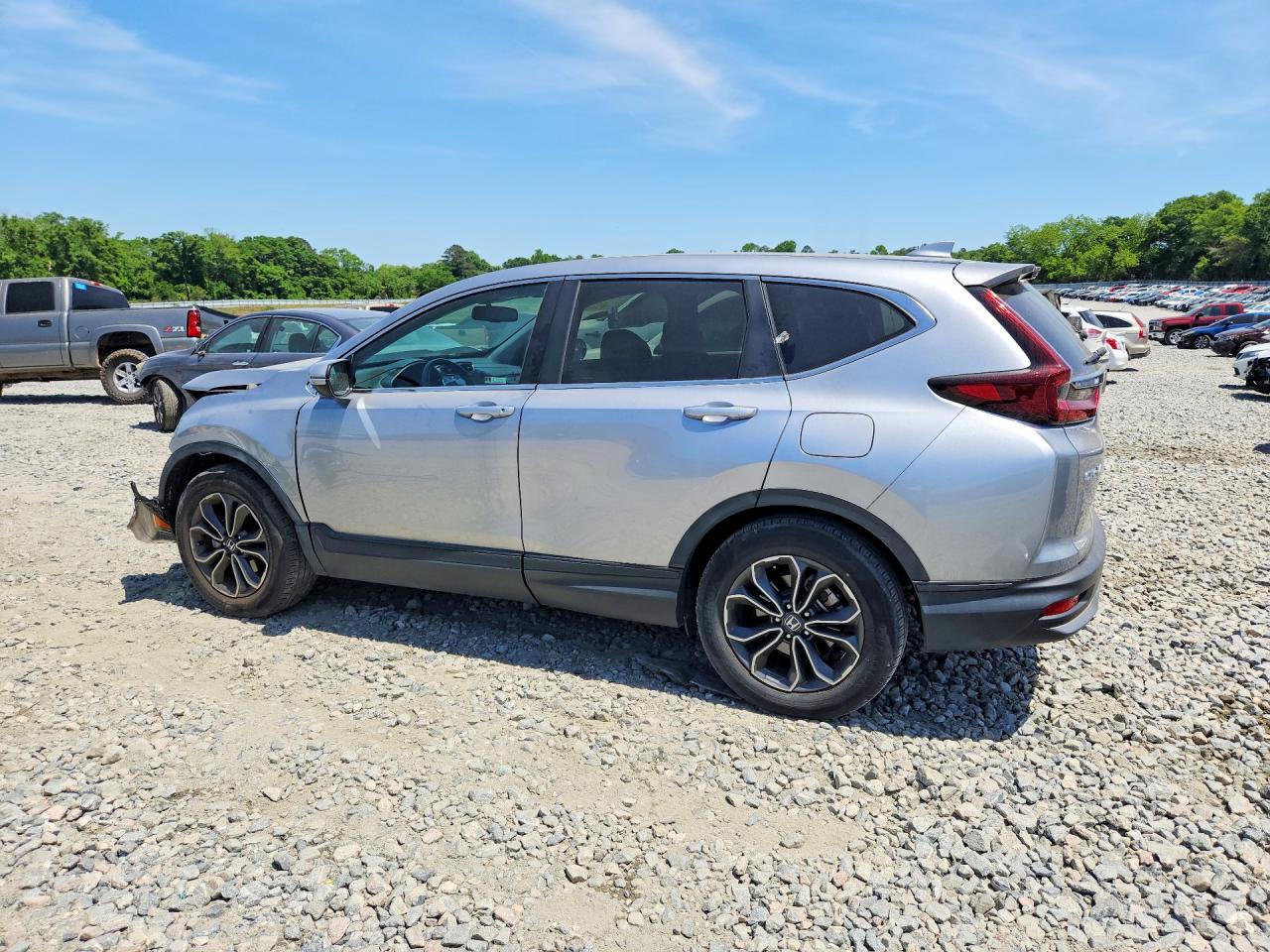 2021 Honda Cr-v Exl Серебряный vin: 5J6RW1H80MA008678